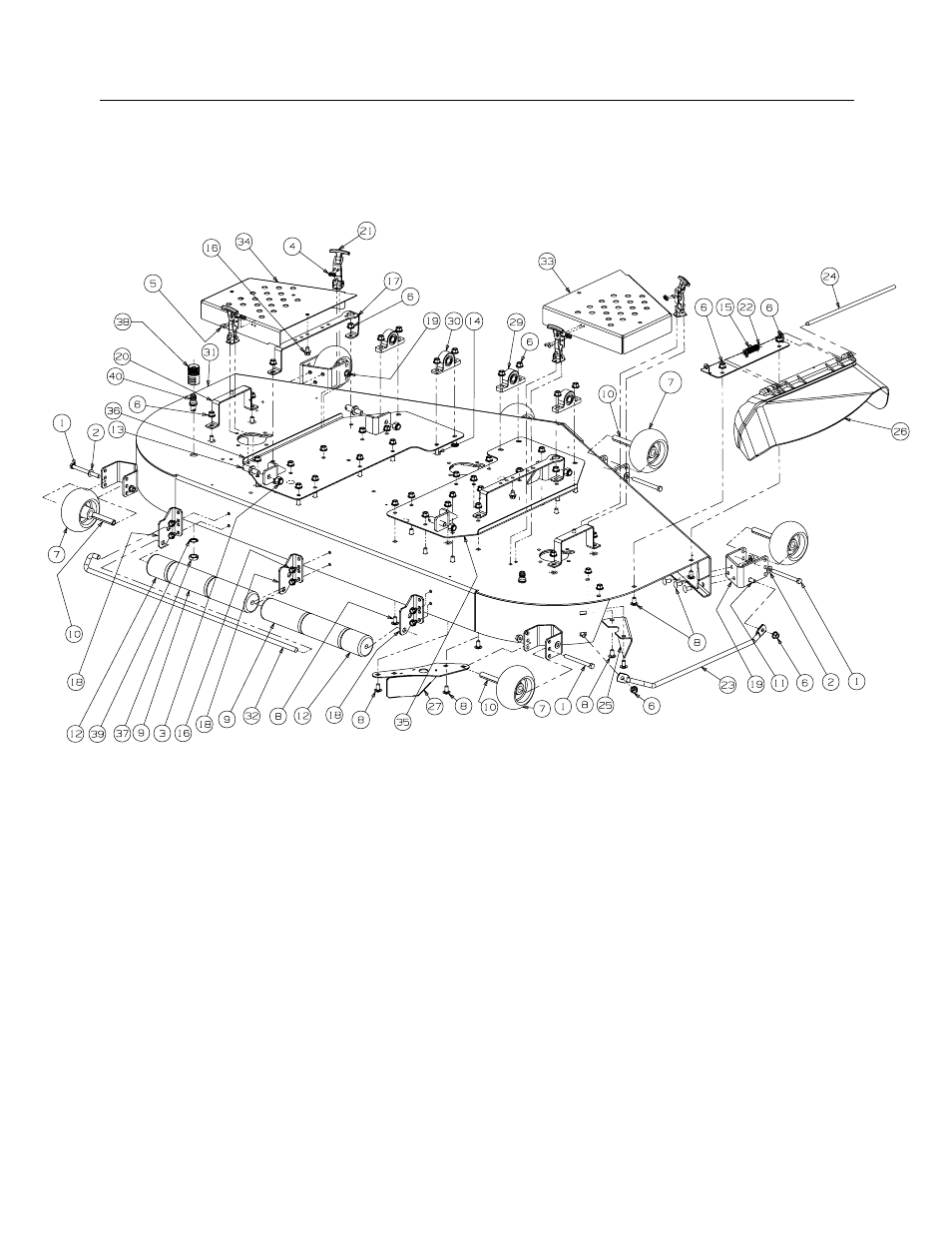 72" fabricated cutter deck - figure 2 | Cub Cadet 53AI8CTZ750 User Manual | Page 4 / 28