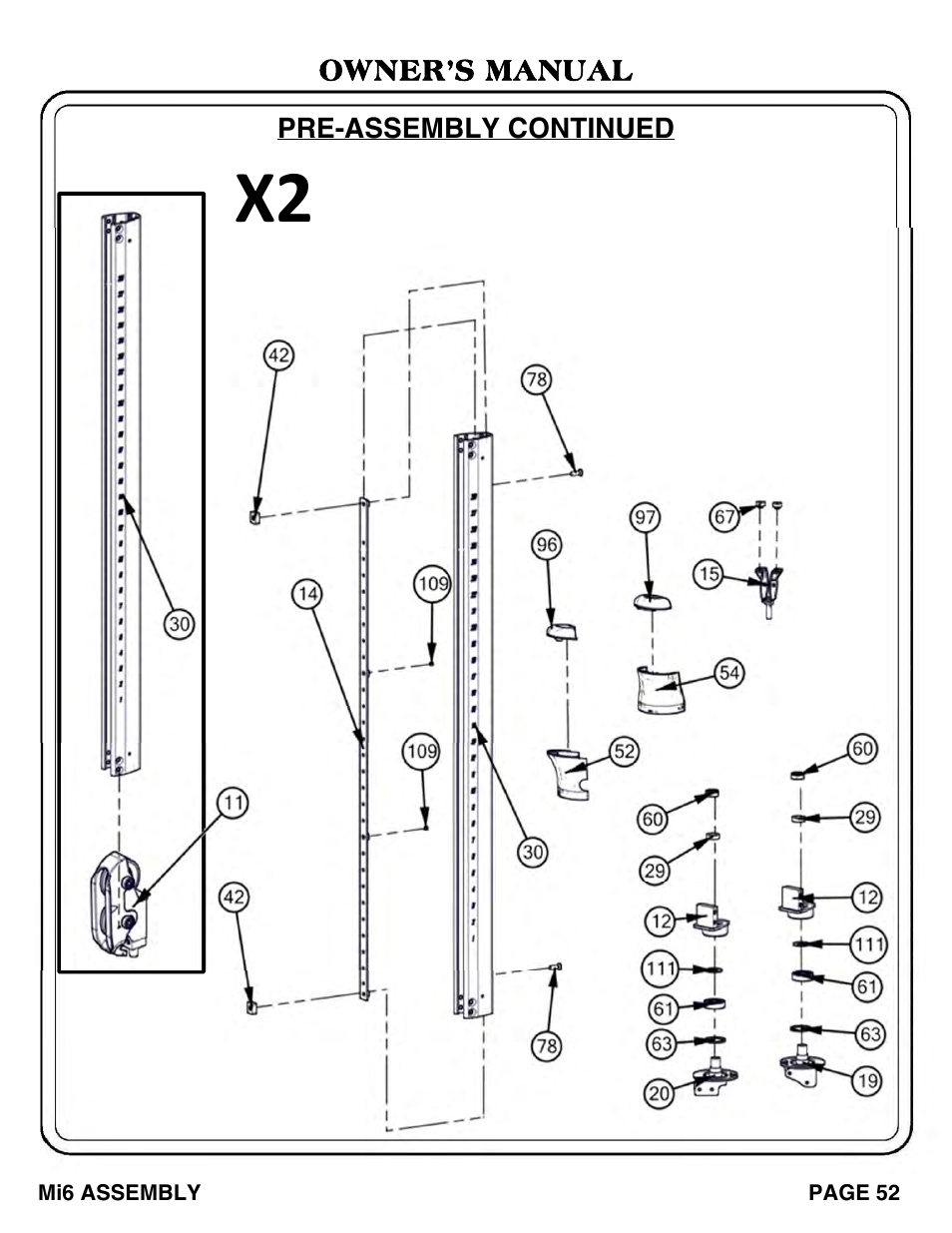 Hoist Fitness Mi6 User Manual | Page 53 / 79