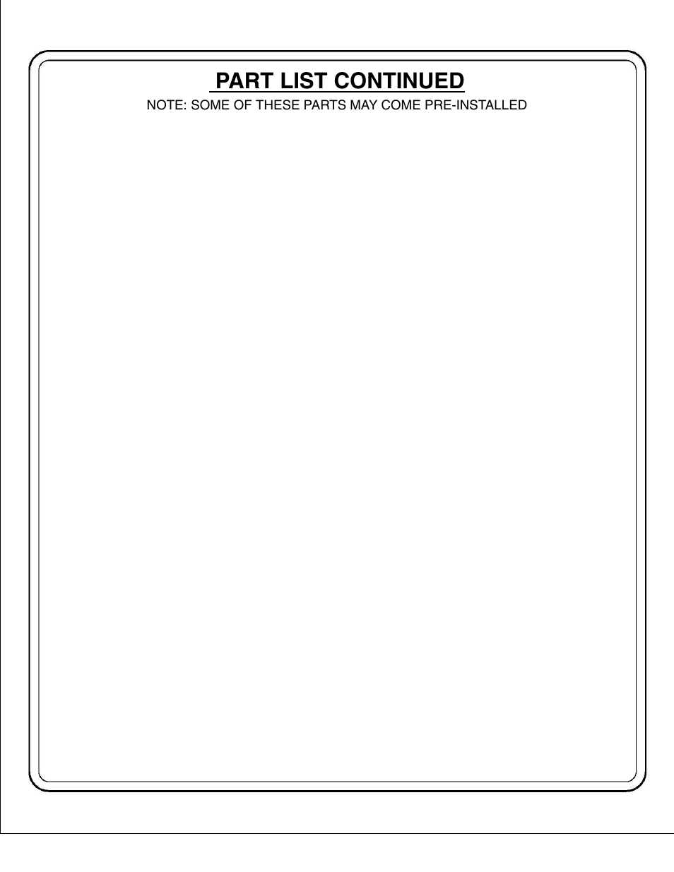 Part list continued | Hoist Fitness RS‐1408 User Manual | Page 42 / 57