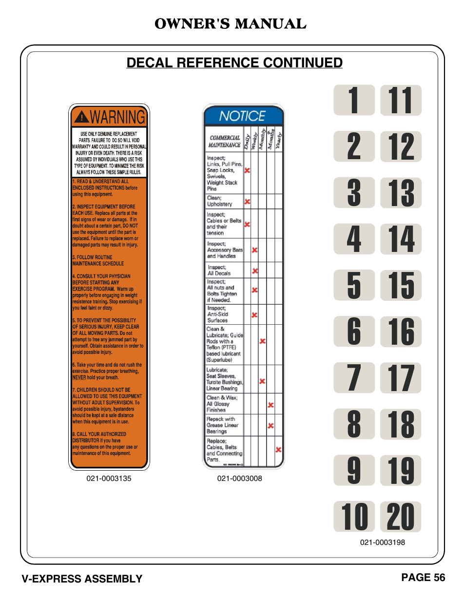 Hoist Fitness V-EXPRESS User Manual | Page 57 / 71