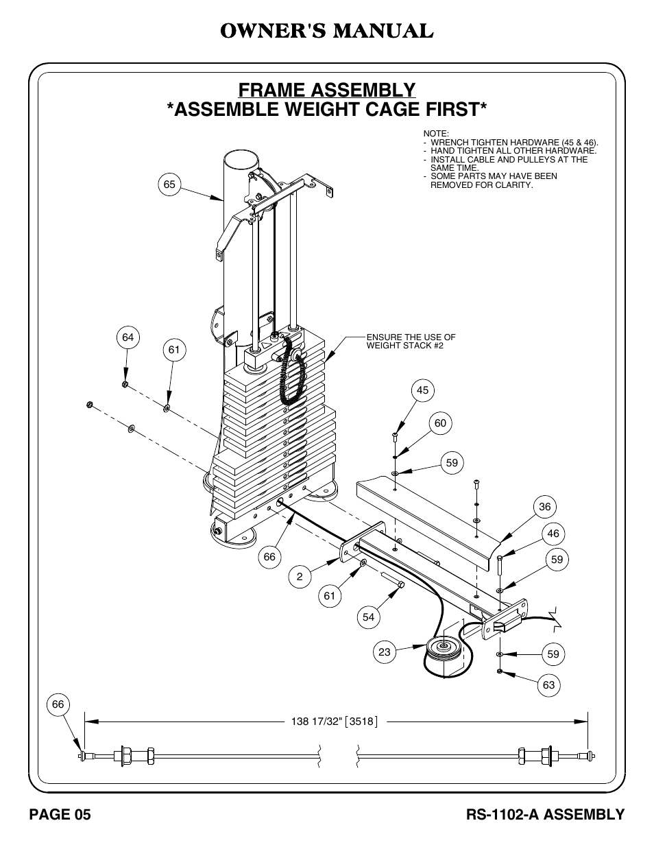 Hoist Fitness RS-1102-A User Manual | Page 6 / 35