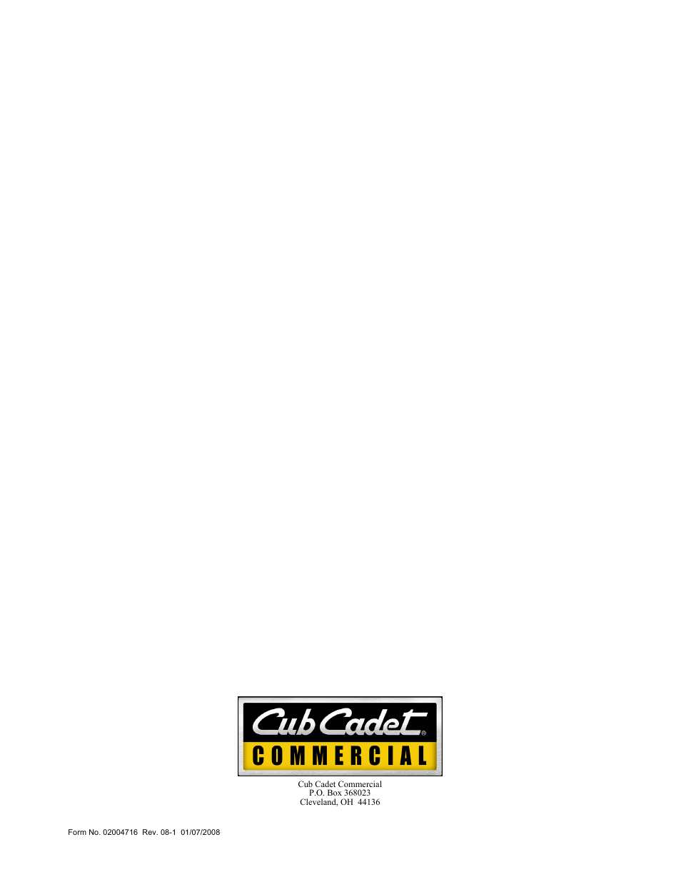 Cub Cadet 53AH8CT4050 User Manual | Page 28 / 28