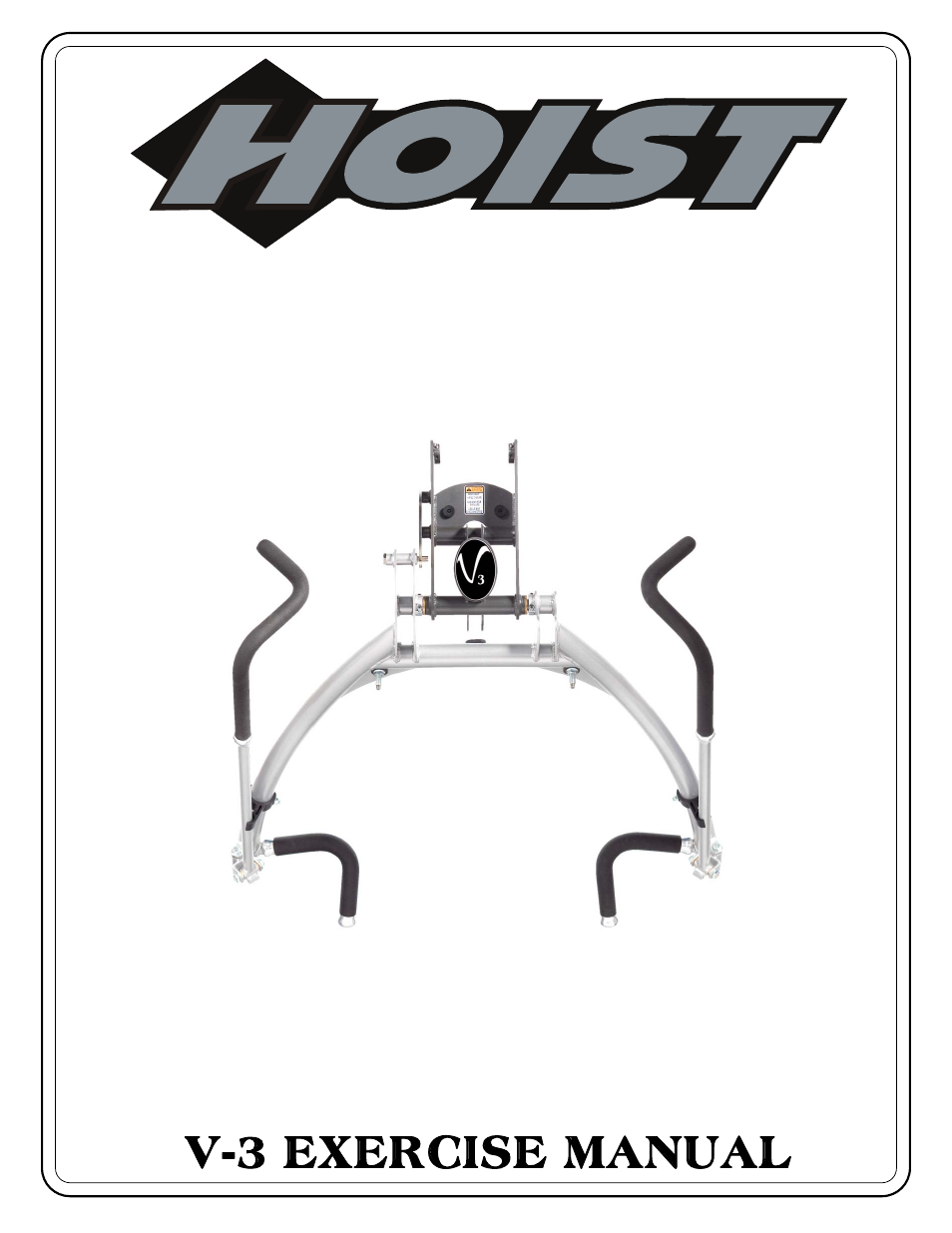 Hoist Fitness V-3 EXERCISE User Manual | 27 pages