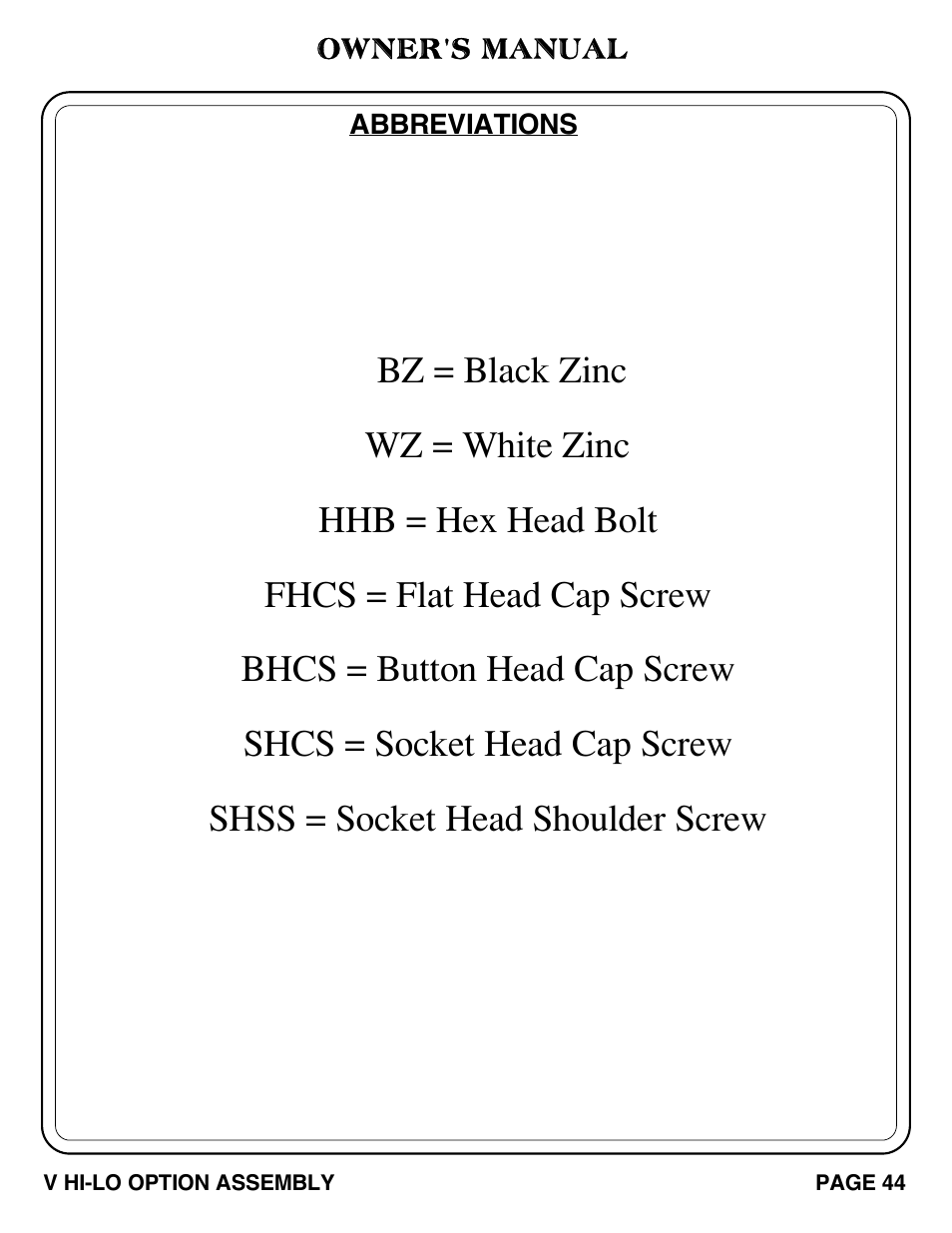 Hoist Fitness V HI-LO User Manual | Page 45 / 55