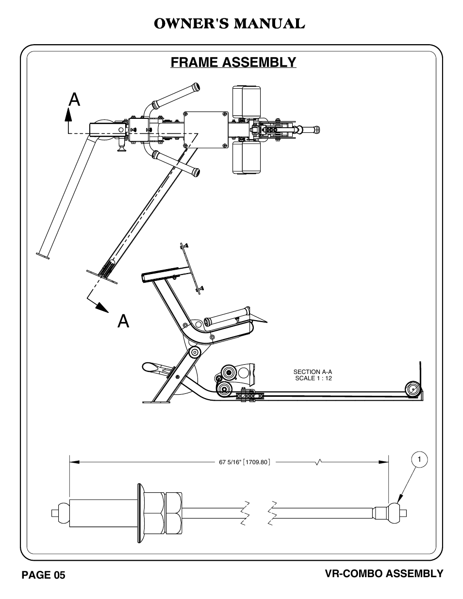 Vr-combo pg_05-08, Frame assembly owner's manual | Hoist Fitness VR-COMBO User Manual | Page 6 / 51