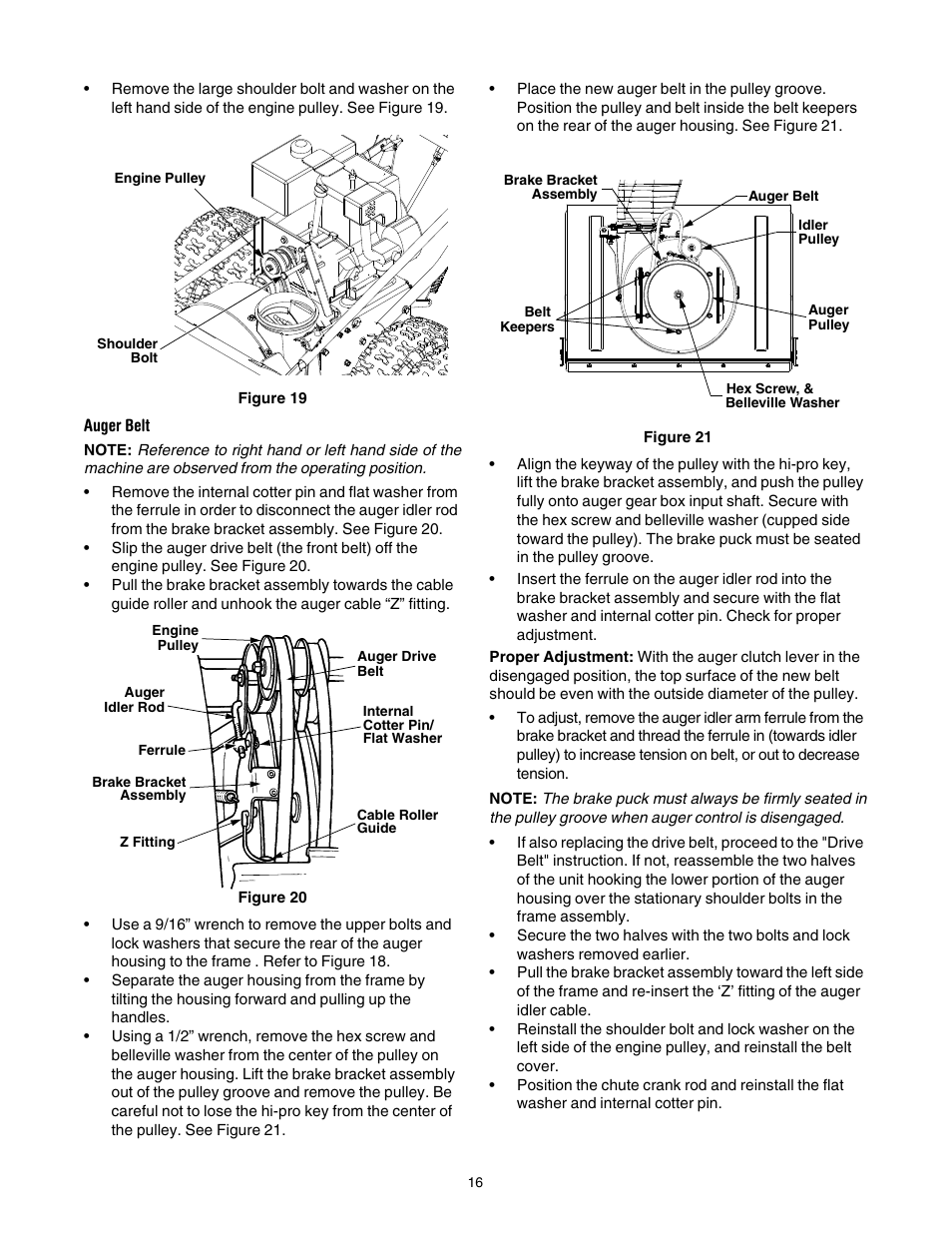 Cub Cadet 933 SWE User Manual | Page 16 / 32