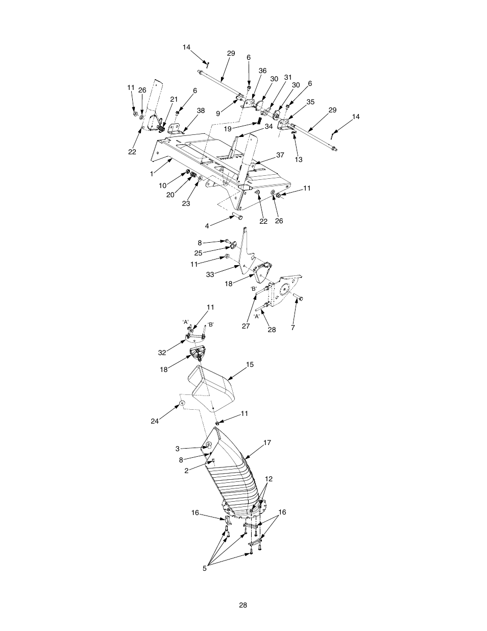 Cub Cadet 933 SWE User Manual | Page 28 / 32