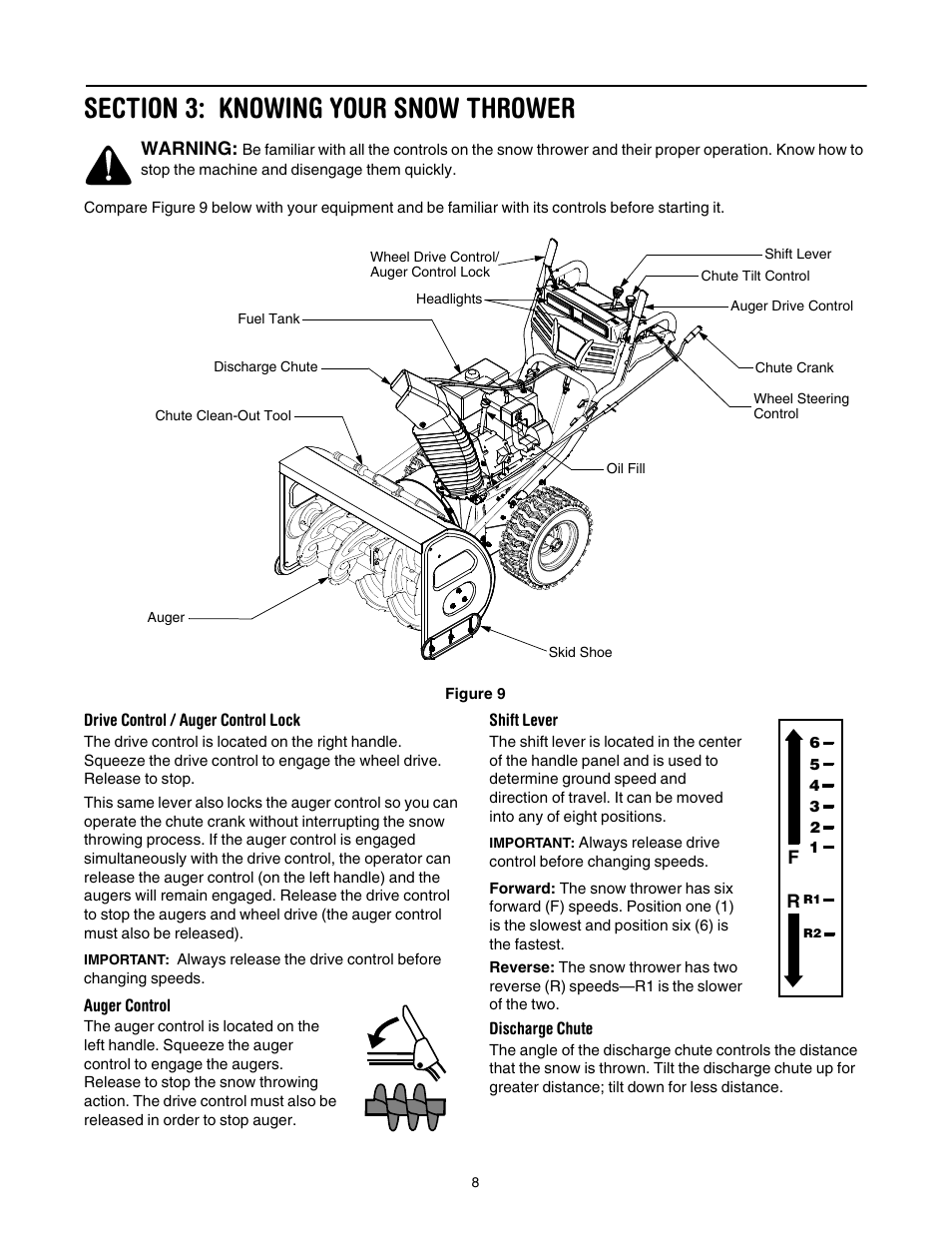 Cub Cadet 933 SWE User Manual | Page 8 / 32