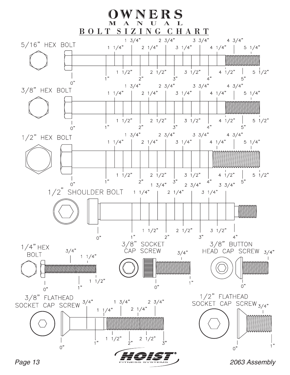 Hoist | Hoist Fitness CL-2063 User Manual | Page 14 / 20