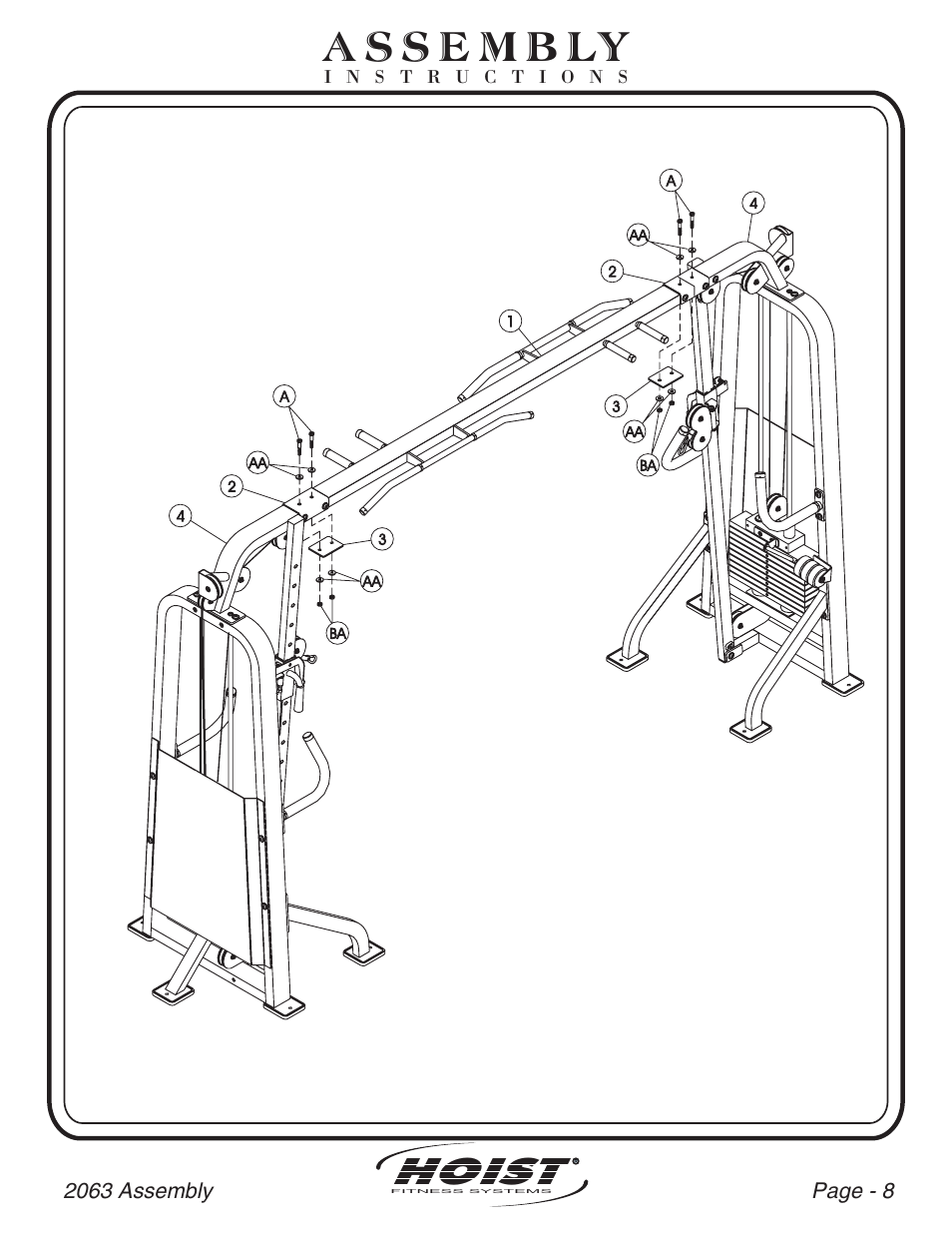 Hoist | Hoist Fitness CL-2063 User Manual | Page 9 / 20