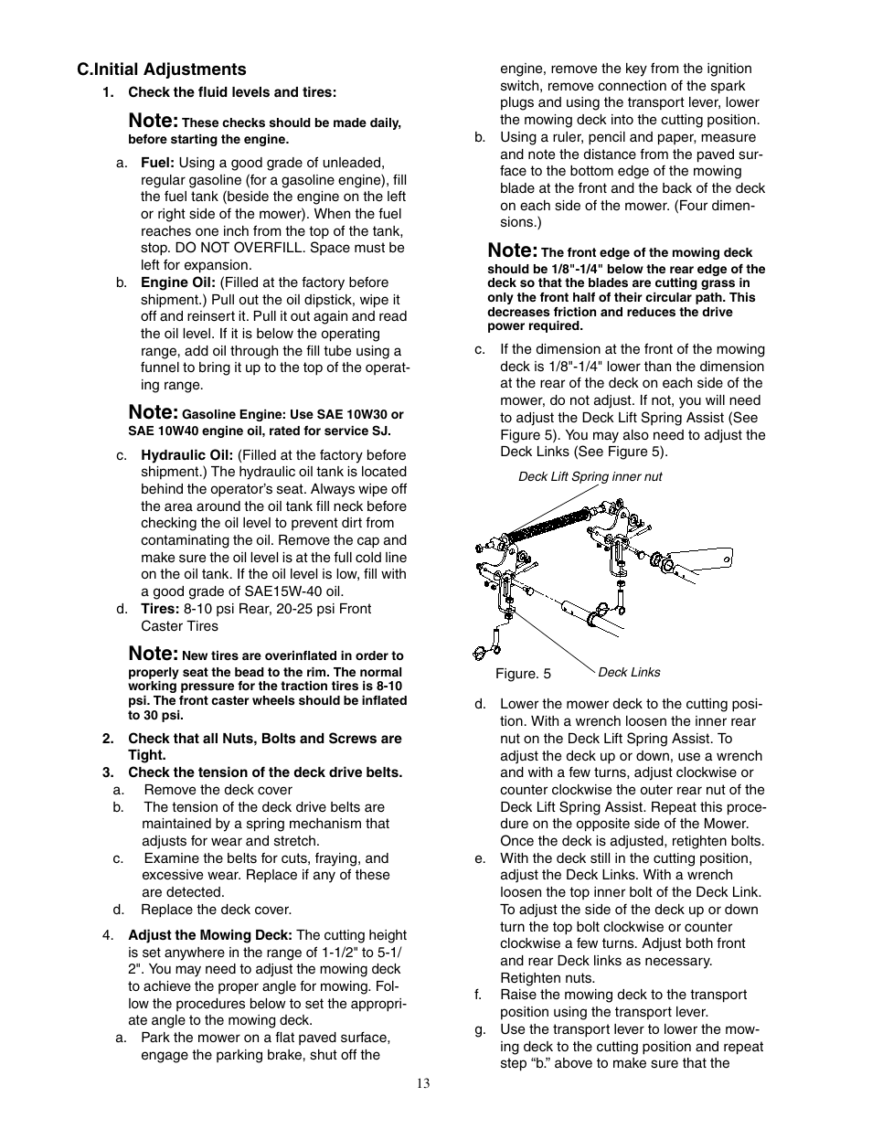 Cub Cadet 23HP Z-Force 60 User Manual | Page 13 / 32