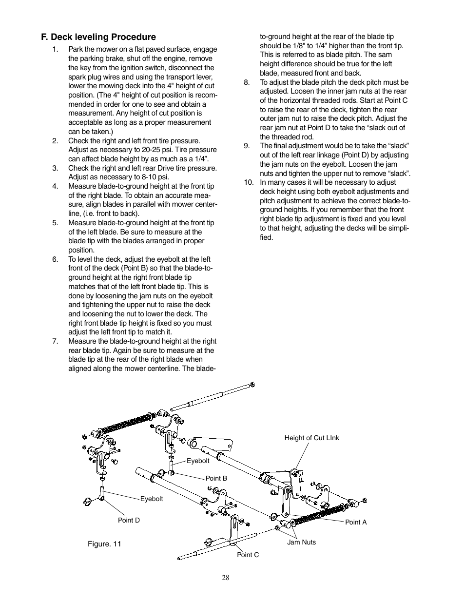 Cub Cadet 23HP Z-Force 60 User Manual | Page 28 / 32