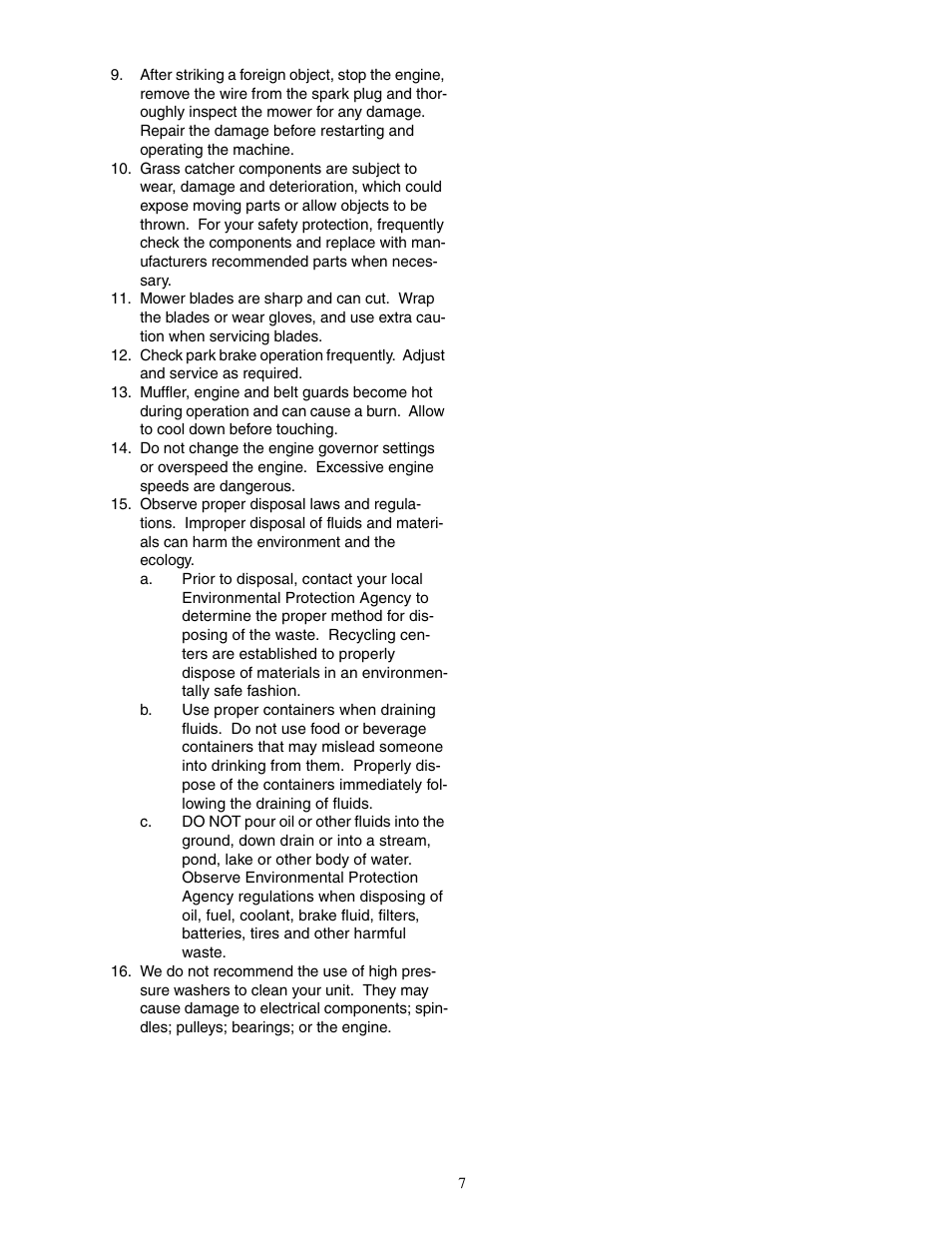 Cub Cadet 23HP Z-Force 60 User Manual | Page 7 / 32