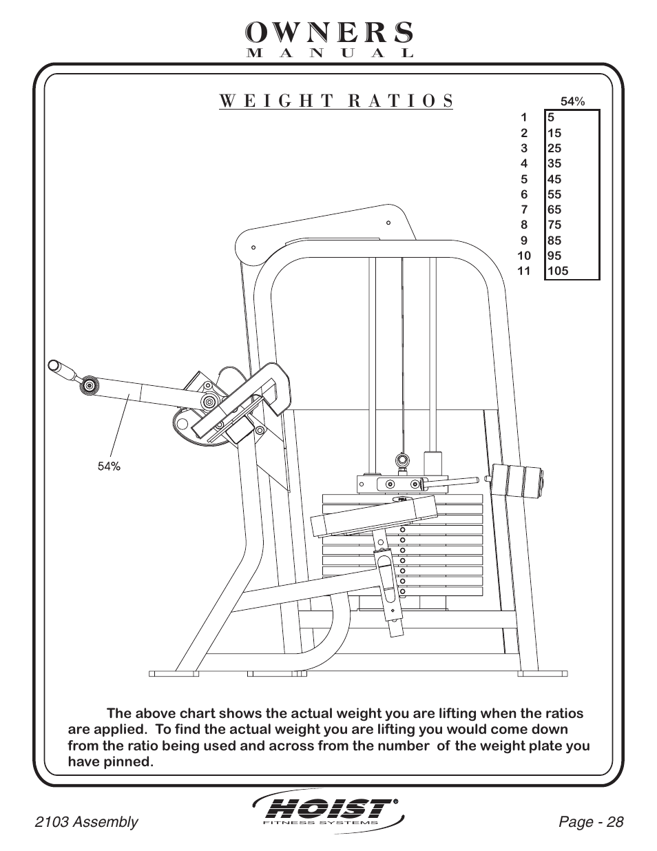 Hoist | Hoist Fitness CL-2103 User Manual | Page 29 / 43