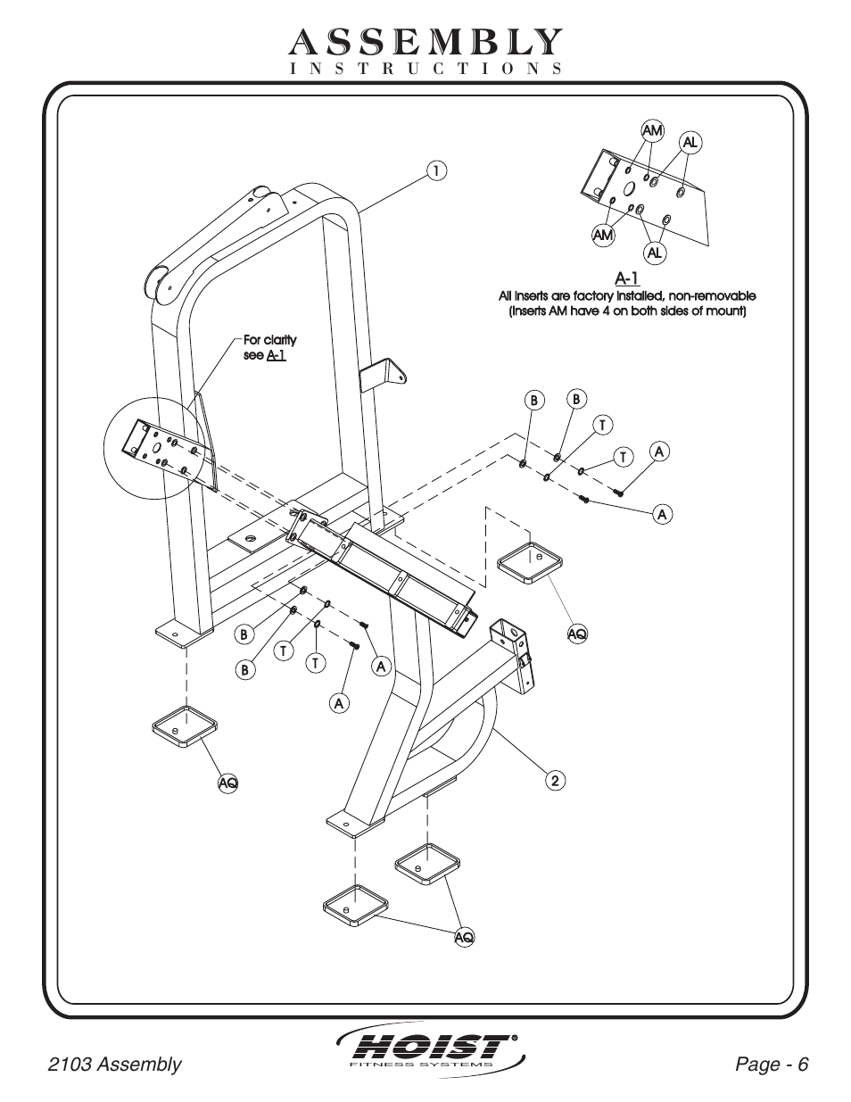 Hoist | Hoist Fitness CL-2103 User Manual | Page 7 / 43