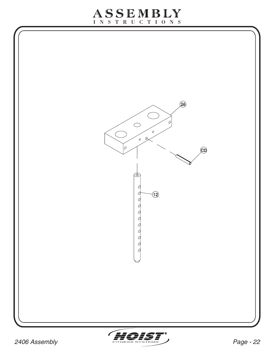 Hoist | Hoist Fitness CL-2406 User Manual | Page 23 / 44