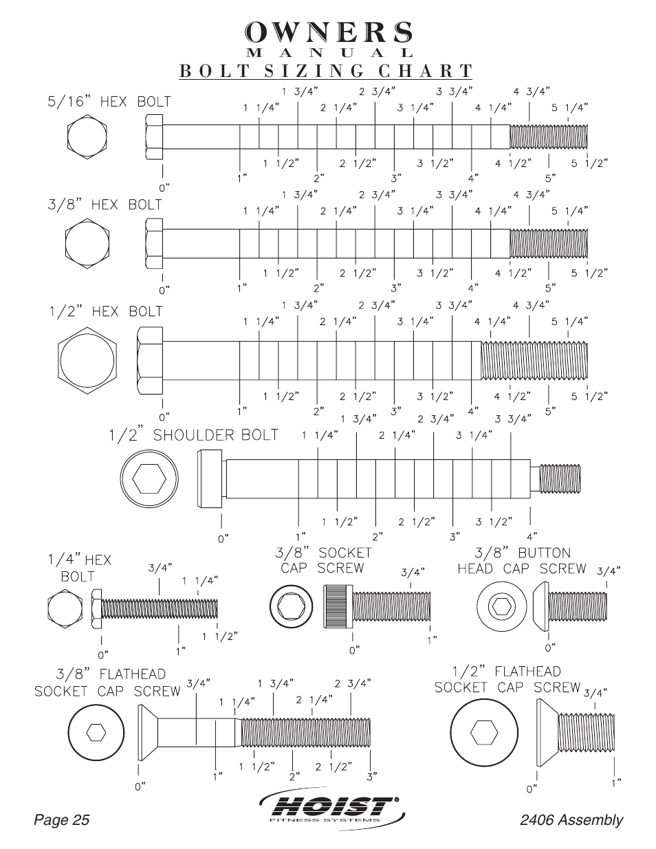 Hoist | Hoist Fitness CL-2406 User Manual | Page 26 / 44