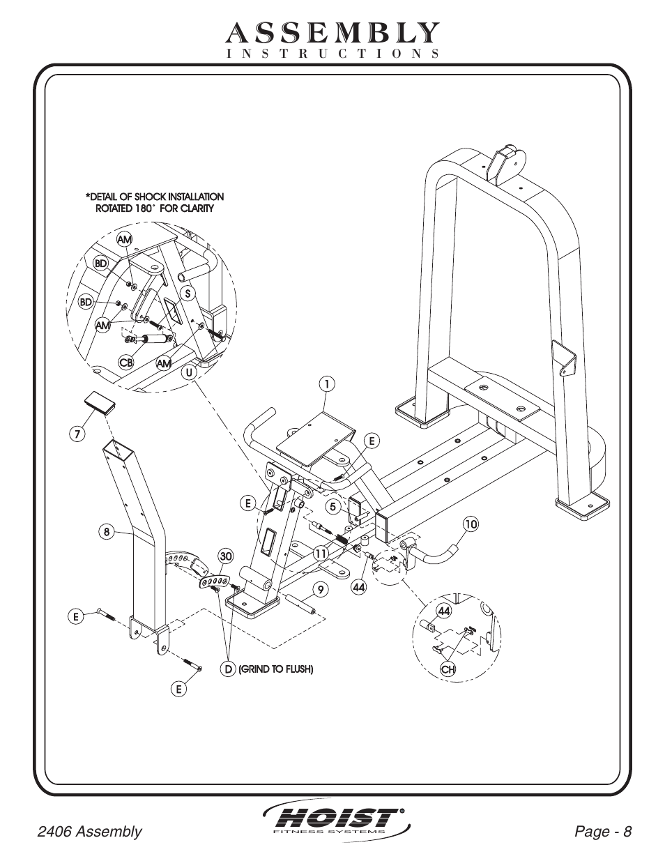 Hoist | Hoist Fitness CL-2406 User Manual | Page 9 / 44