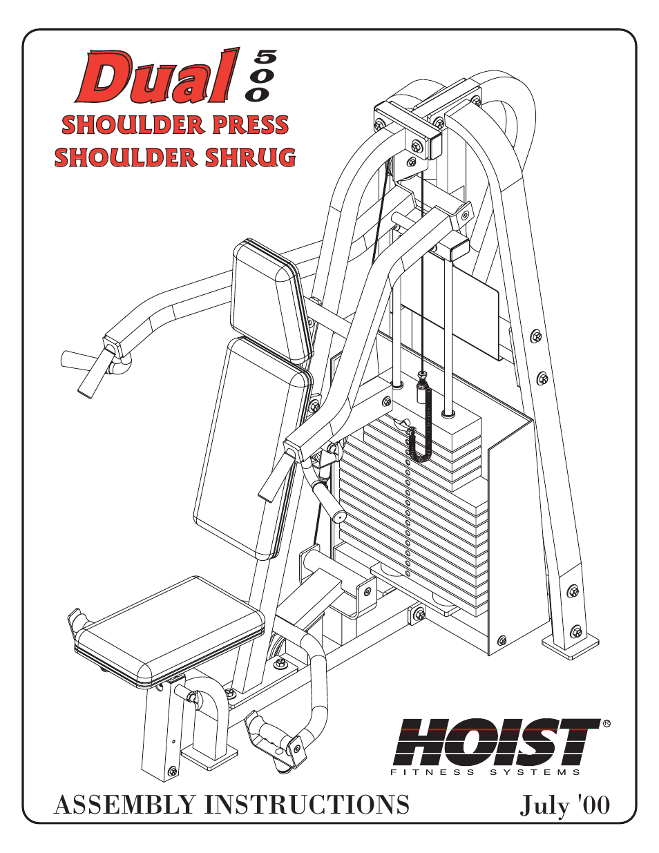 Hoist Fitness D-500 User Manual | 30 pages