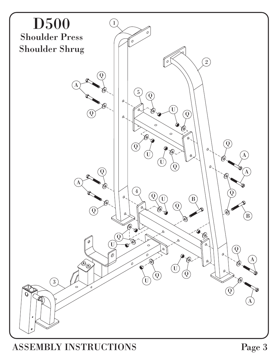 D500 | Hoist Fitness D-500 User Manual | Page 4 / 30