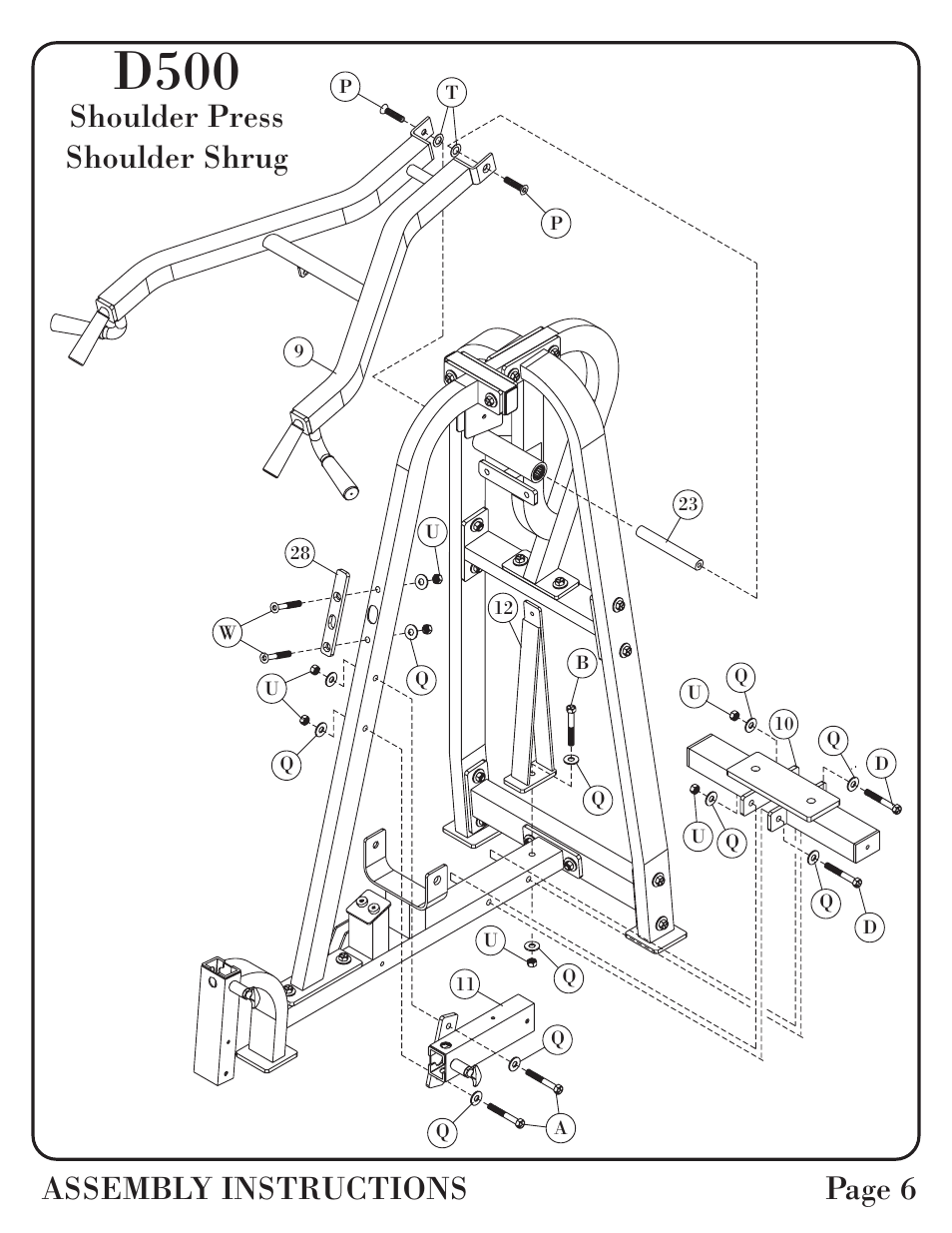 D500 | Hoist Fitness D-500 User Manual | Page 7 / 30