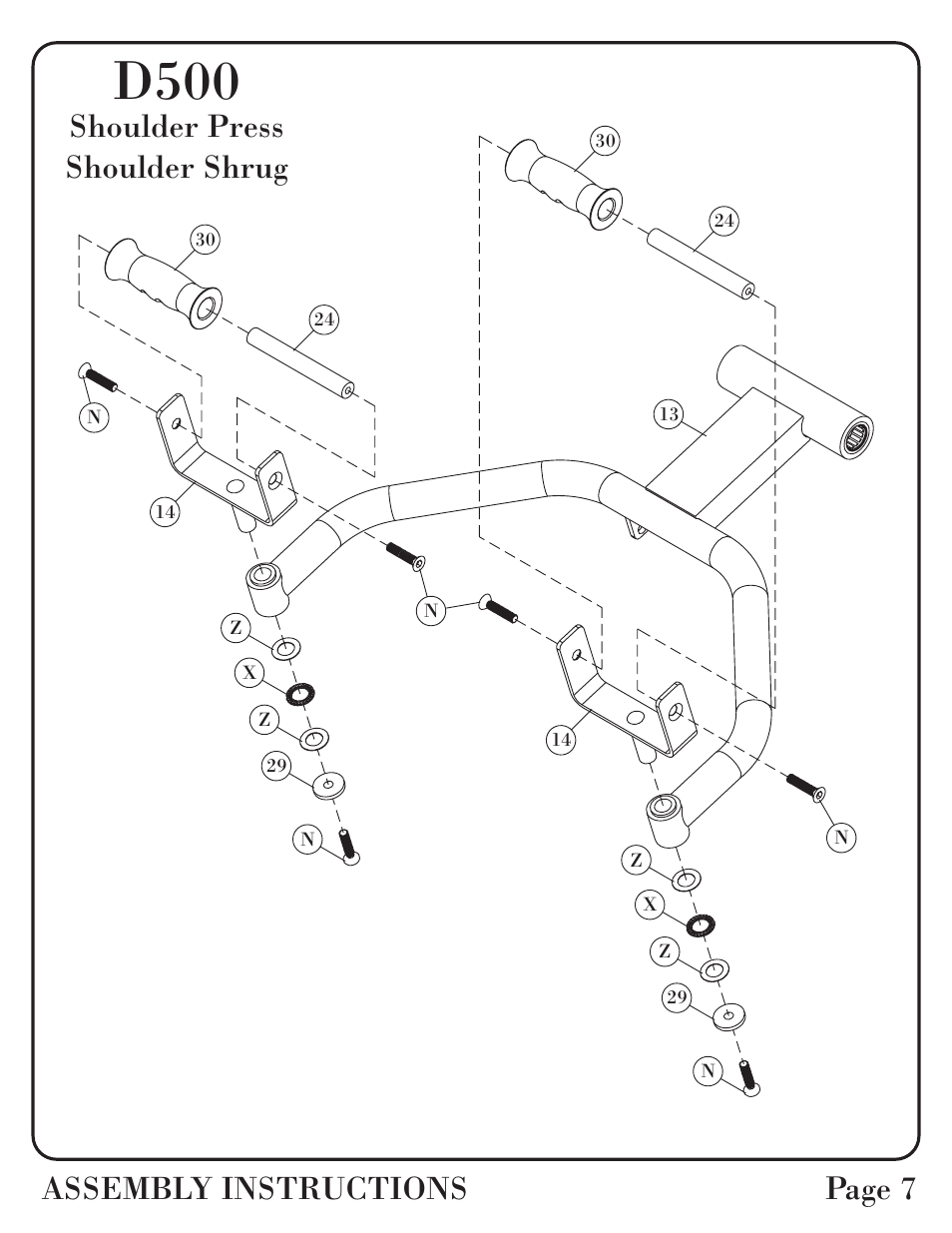 D500 | Hoist Fitness D-500 User Manual | Page 8 / 30