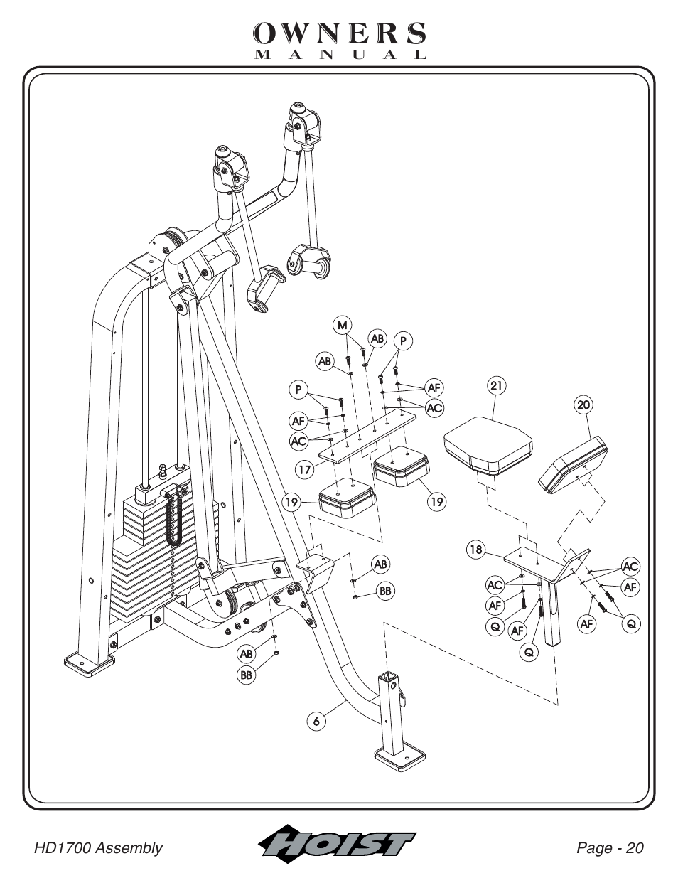 Hoist Fitness HD-1700 User Manual | Page 21 / 46