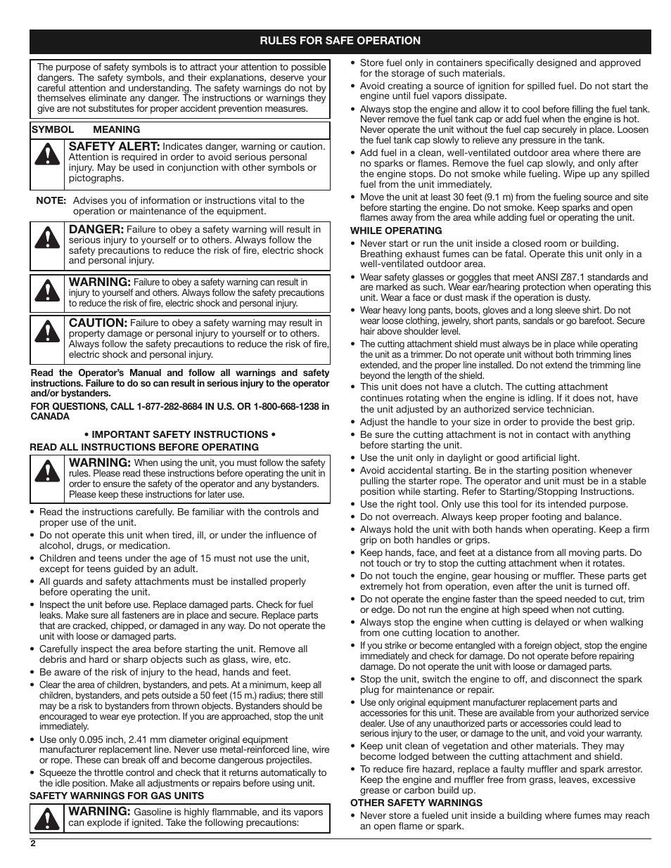 Cub Cadet CC4165 User Manual | Page 2 / 28