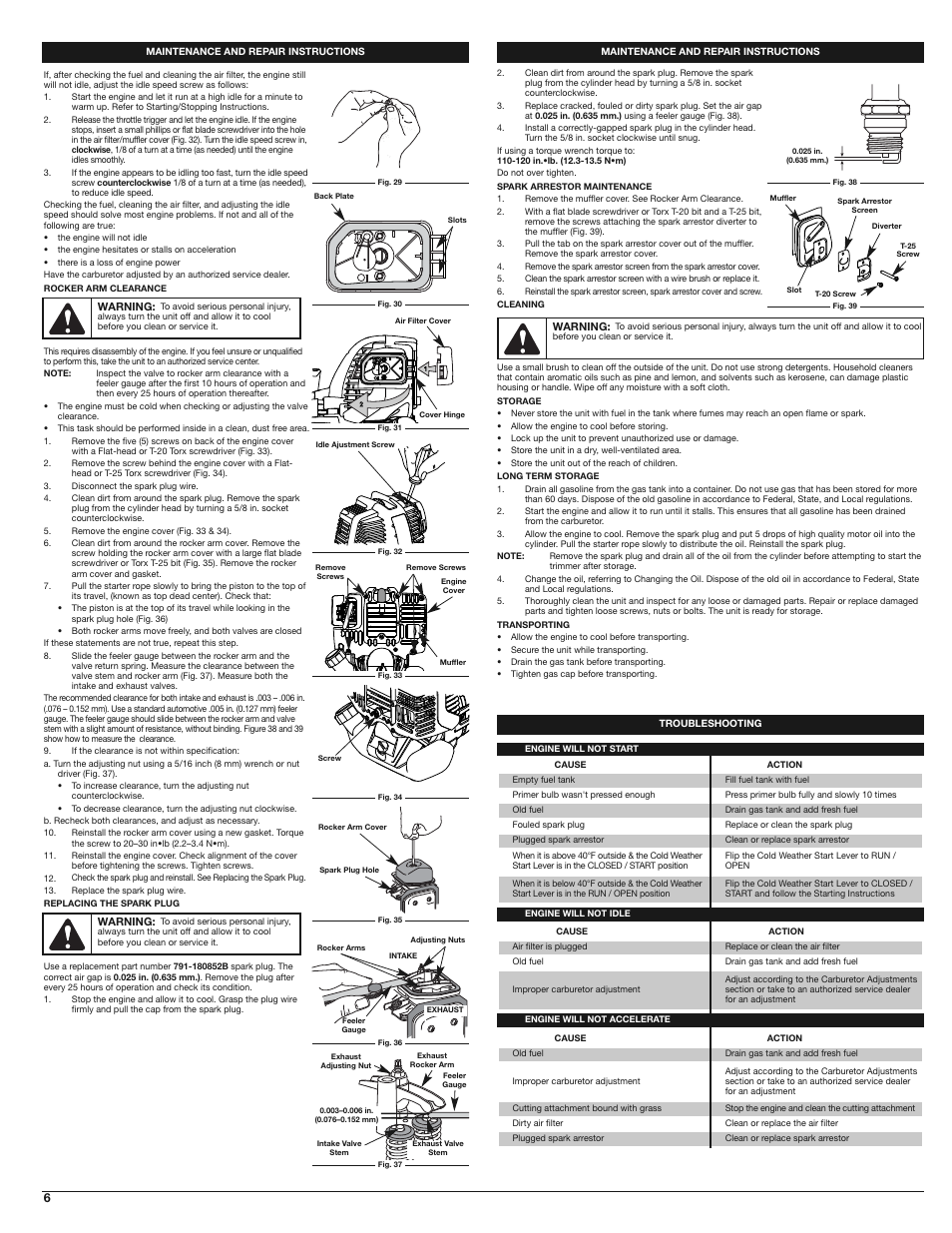Cub Cadet CC4165 User Manual | Page 6 / 28