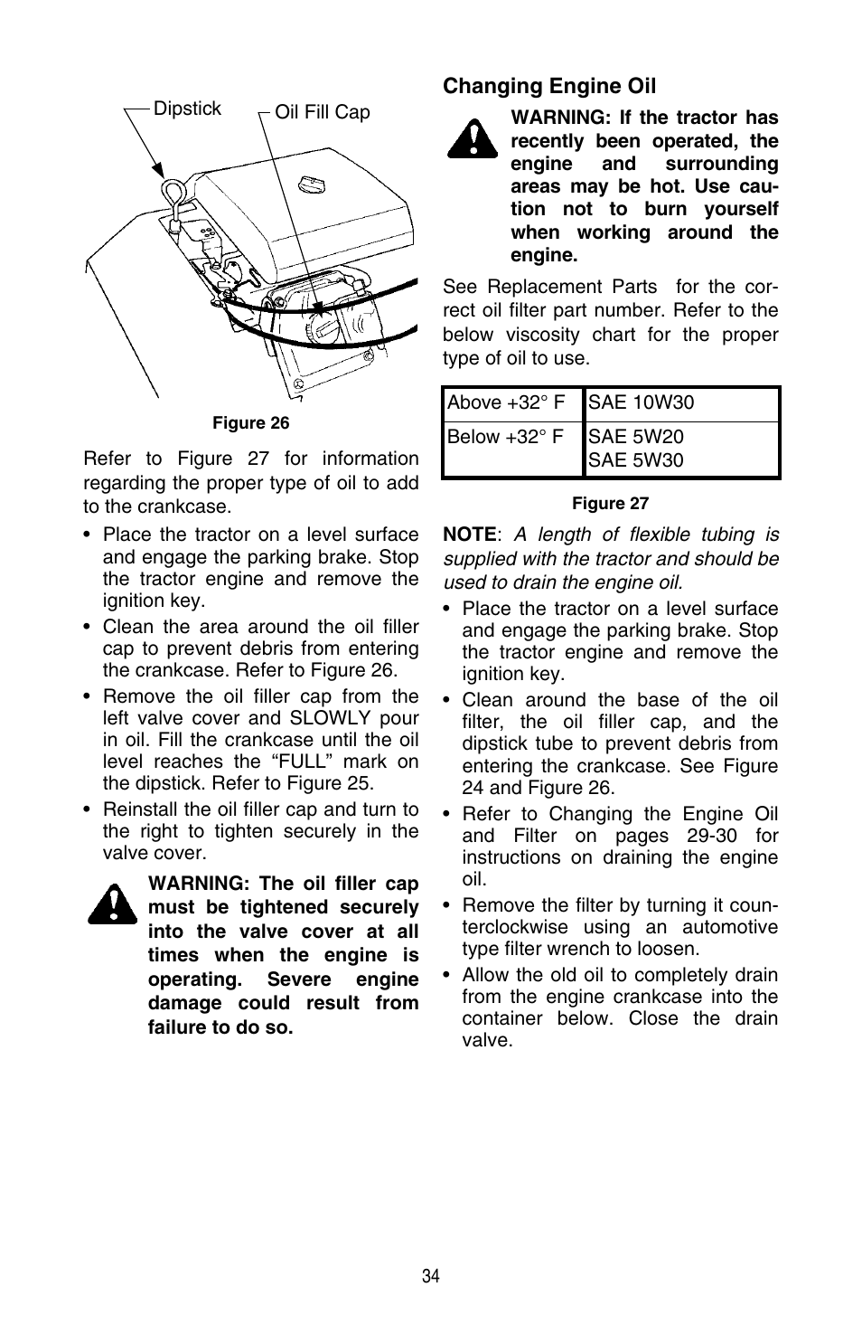 Cub Cadet SERIES 3000 TRACTOR GT 3200 User Manual | Page 34 / 44