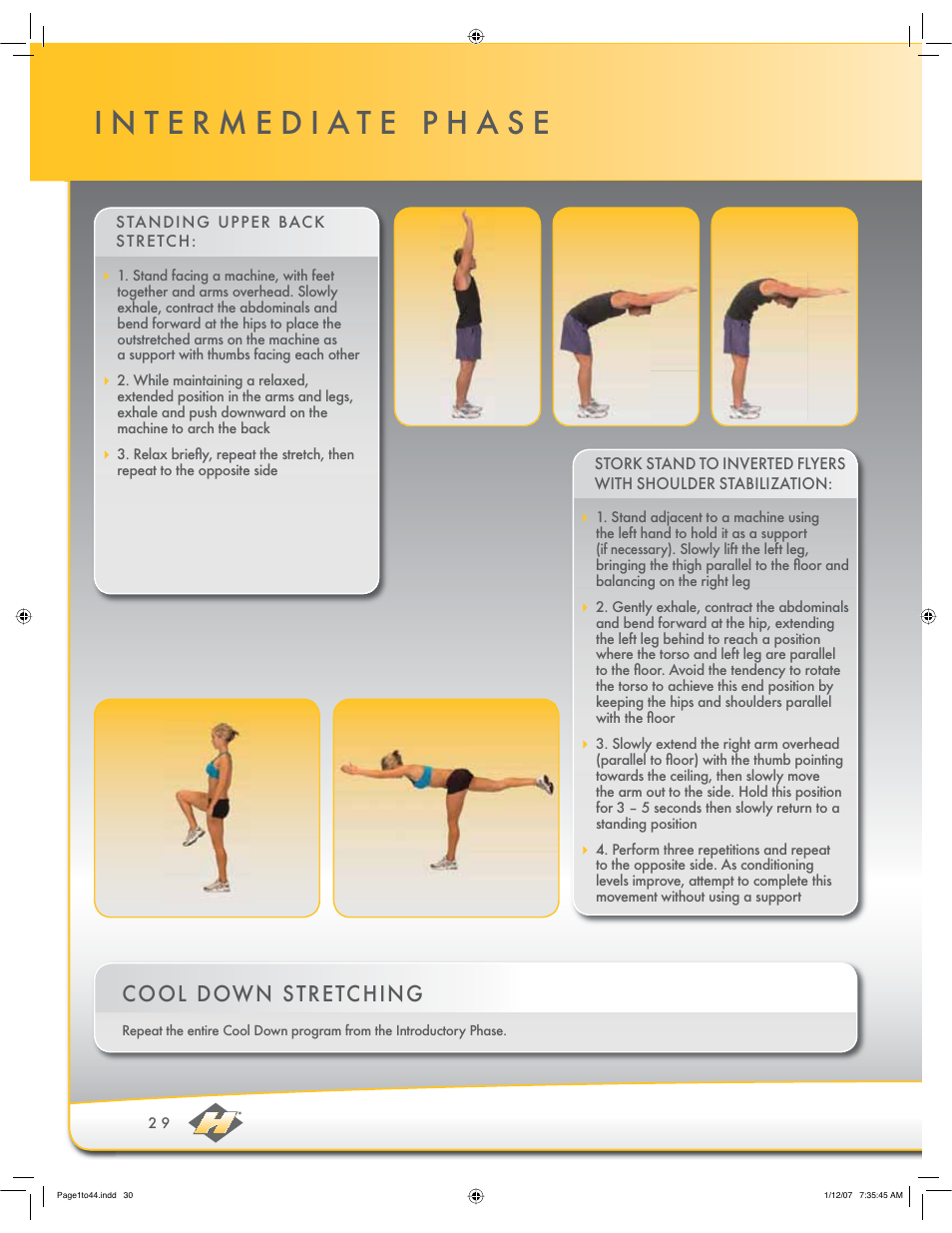 Cool down stretc hing | Hoist Fitness ROC-IT User Manual | Page 30 / 45