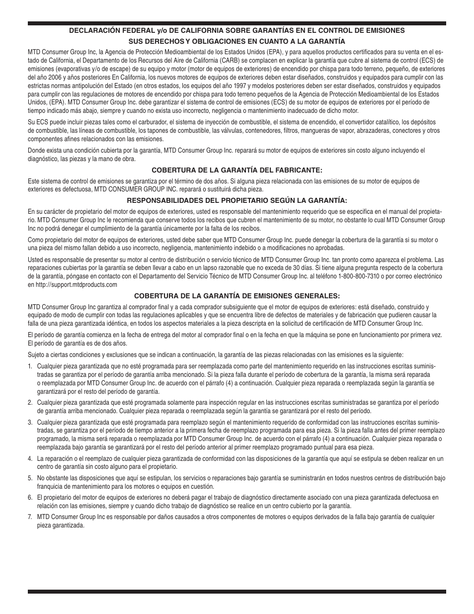 Cub Cadet SLTX1054 User Manual | Page 70 / 72