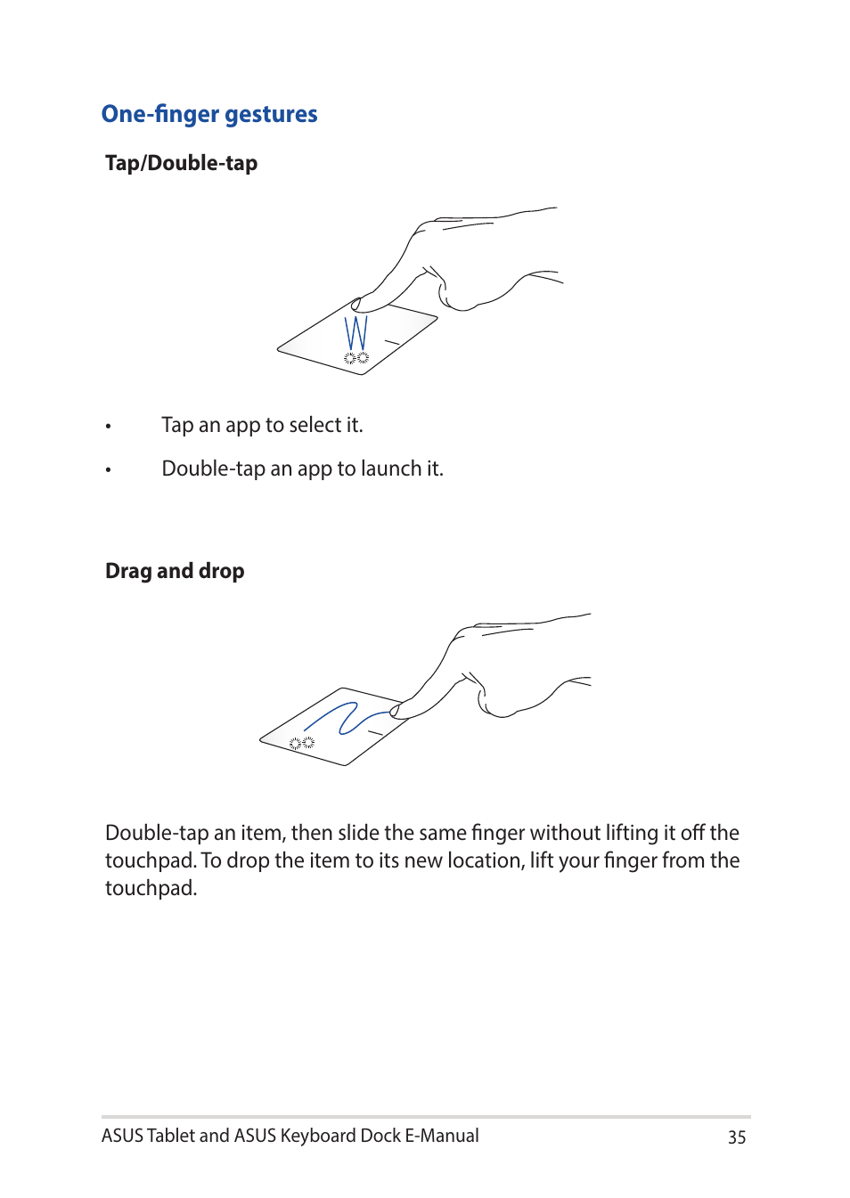 Asus Transformer 3 Pro T303UA User Manual | Page 35 / 108