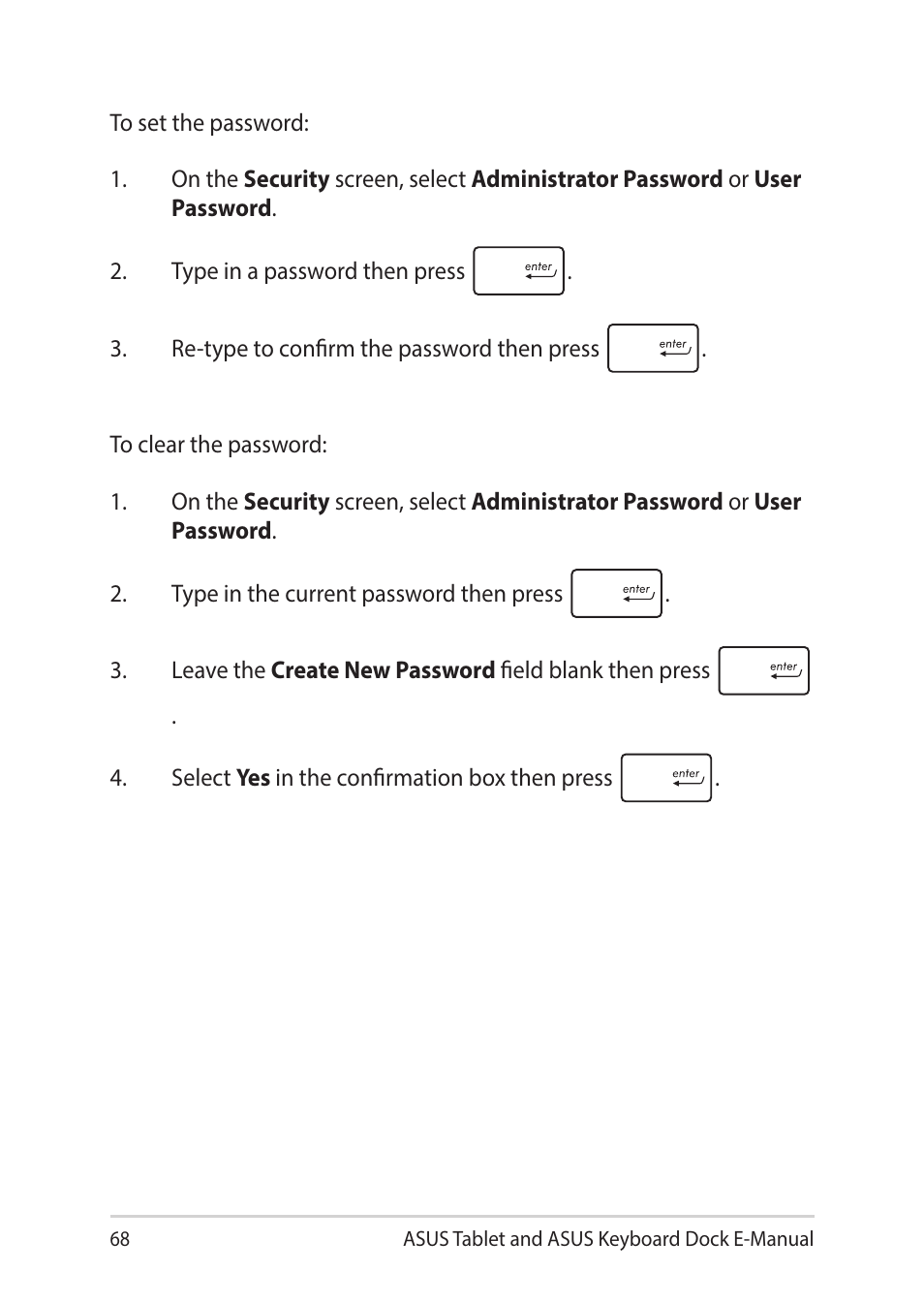 Asus Transformer 3 Pro T303UA User Manual | Page 68 / 108