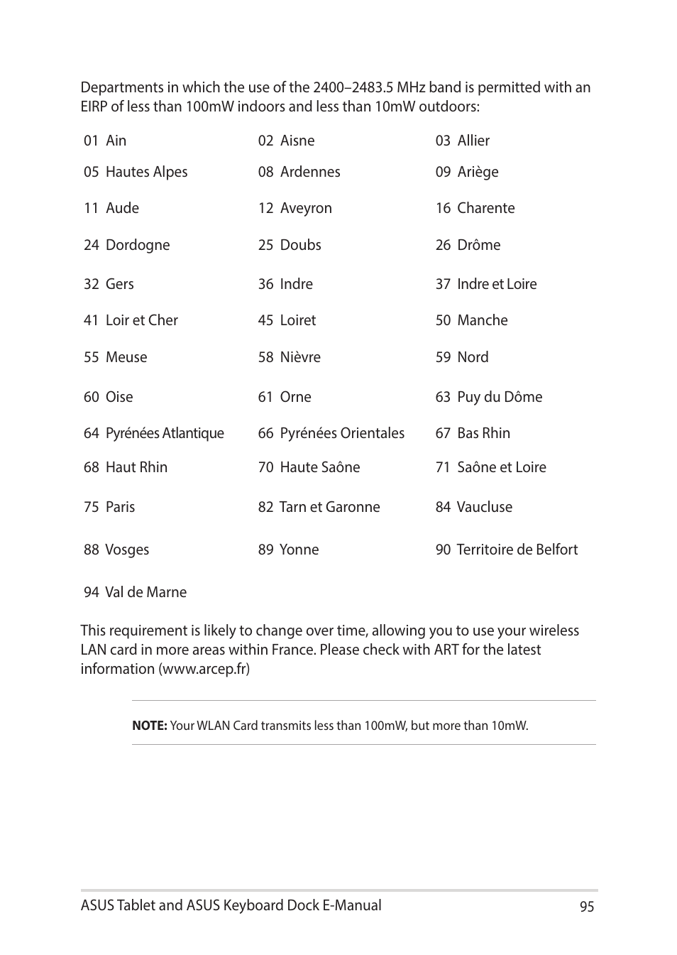 Asus Transformer 3 Pro T303UA User Manual | Page 95 / 108