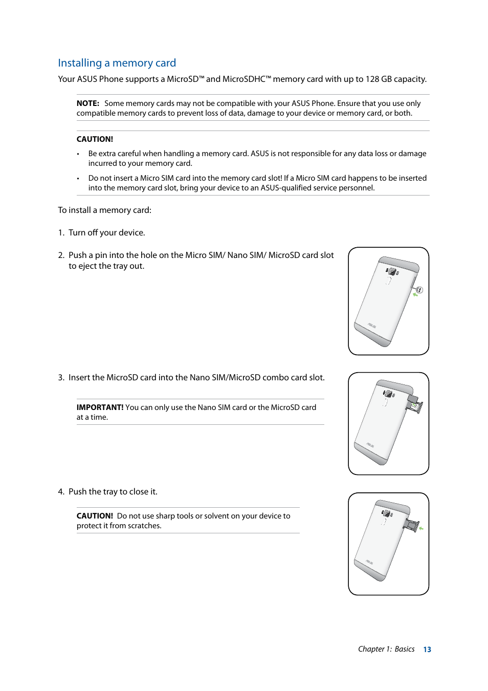Asus ZenFone 3 Laser ZC551KL User Manual | Page 13 / 117