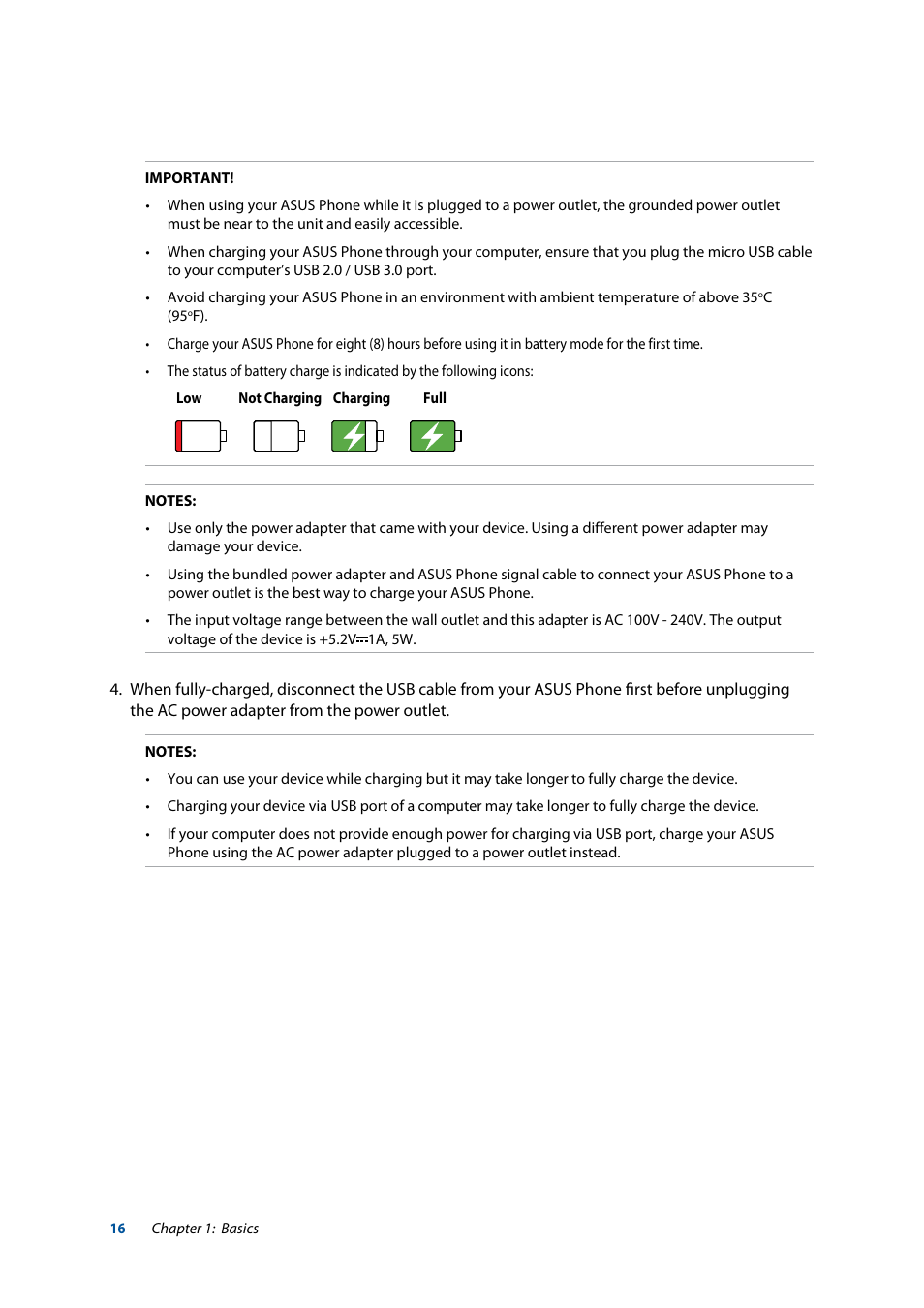 Asus ZenFone 3 Laser ZC551KL User Manual | Page 16 / 117
