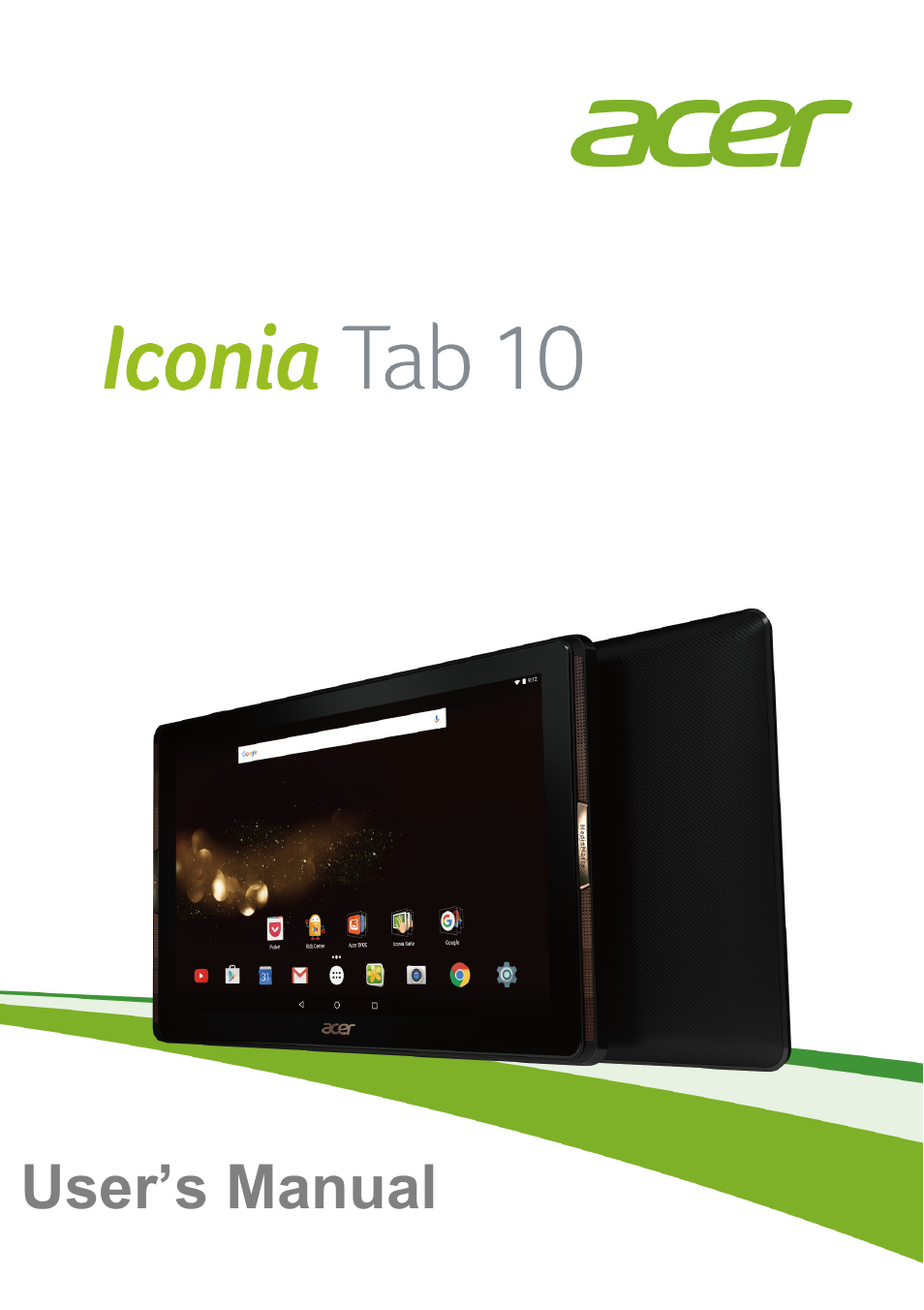 Acer Iconia Tab 10 A3-A40 User Manual | 57 pages