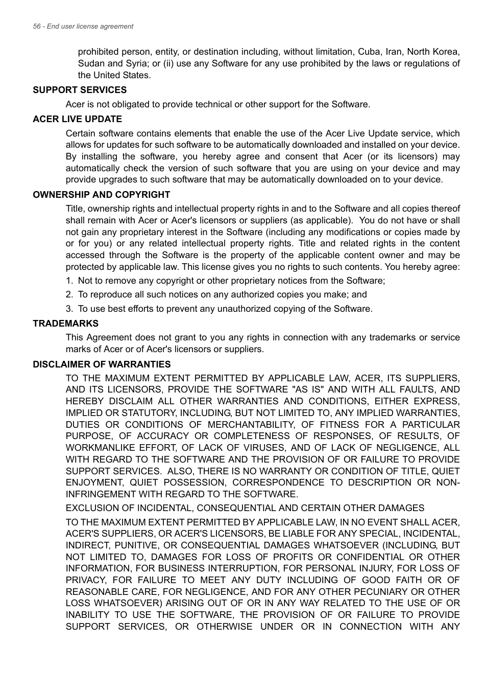 Acer Iconia Tab 10 A3-A40 User Manual | Page 56 / 57