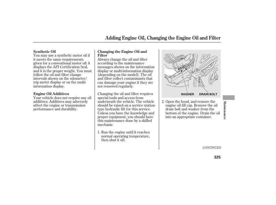 HONDA 2013 Ridgeline User Manual | Page 333 / 424