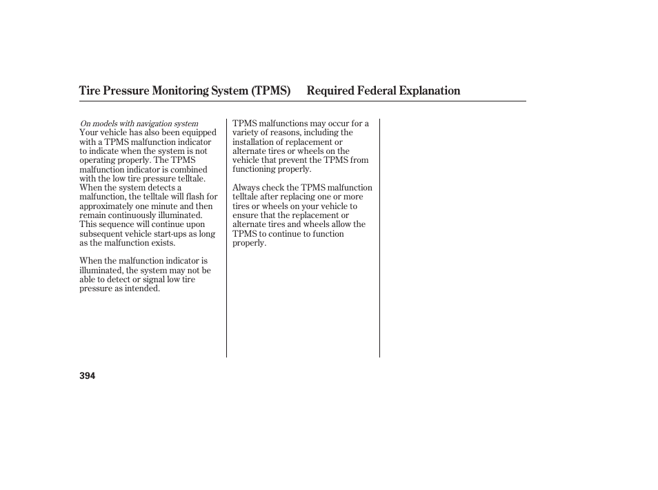 HONDA 2013 Ridgeline User Manual | Page 402 / 424