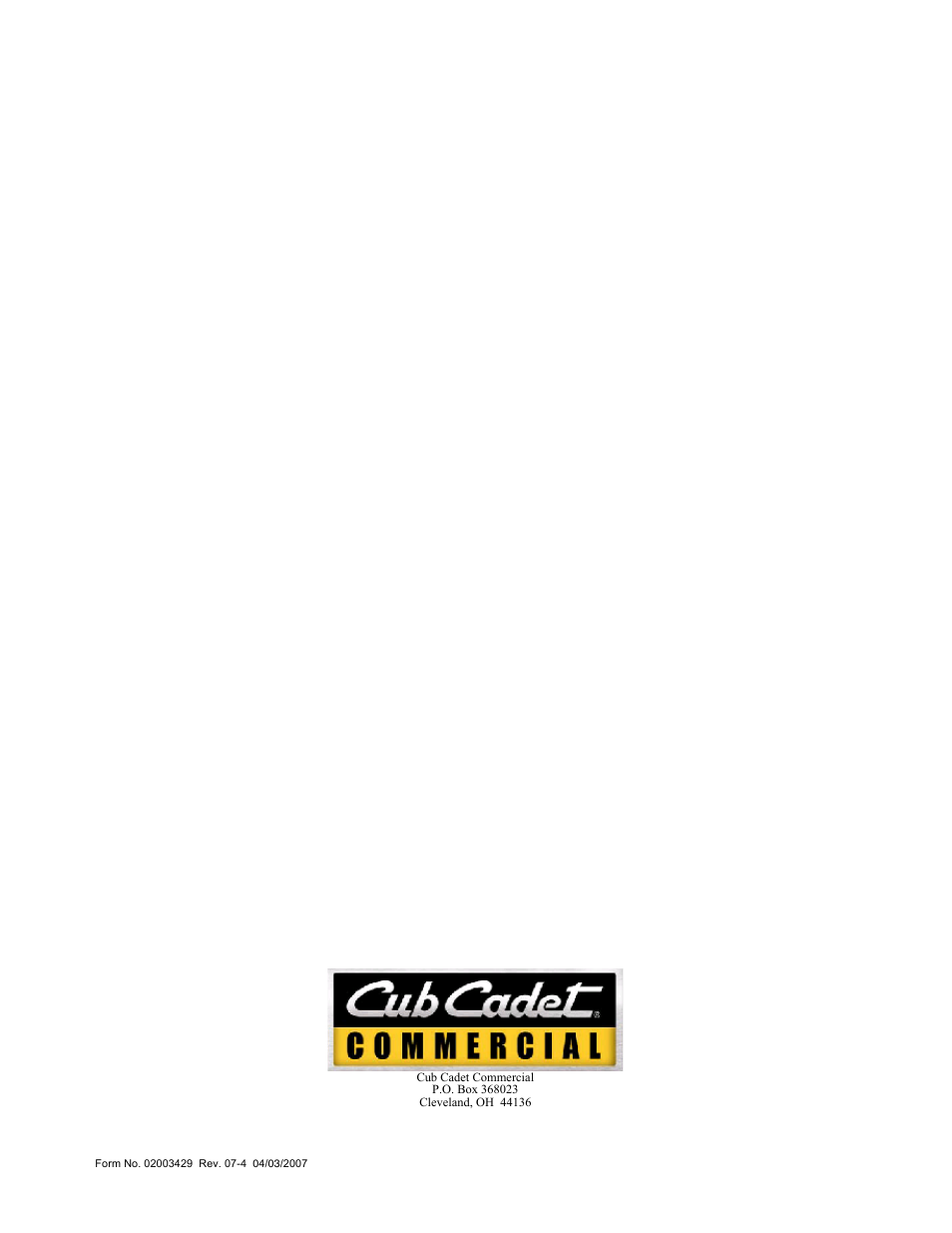 Cub Cadet 53AI8CTW750 User Manual | Page 28 / 28