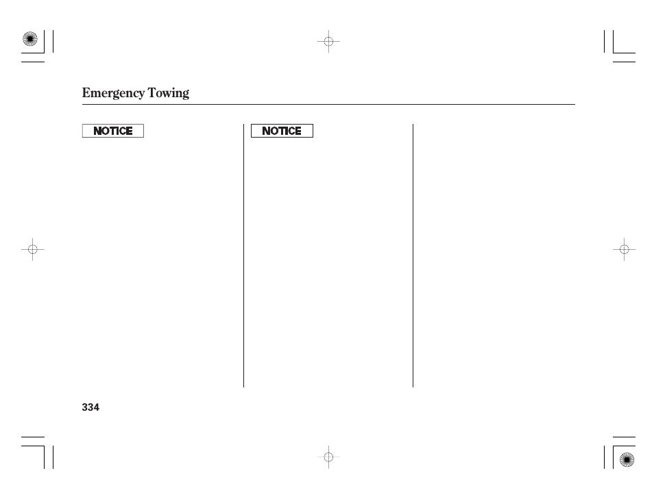 Emergency towing | HONDA 2011 Civic Hybrid User Manual | Page 340 / 374