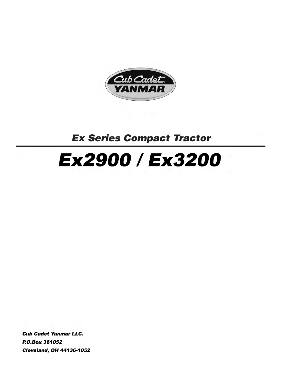 Cub Cadet EX3200 User Manual | Page 134 / 134