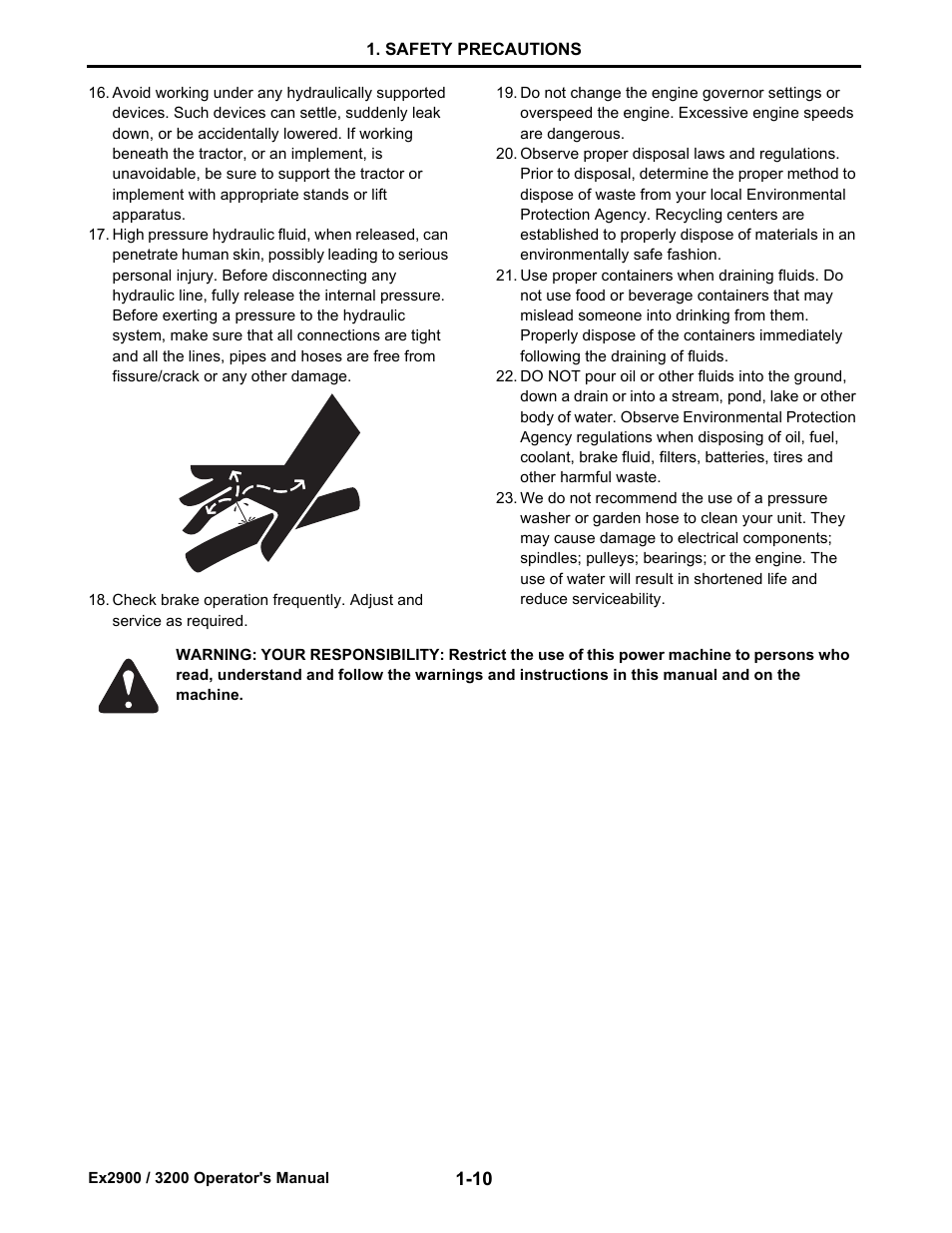 Cub Cadet EX3200 User Manual | Page 18 / 134