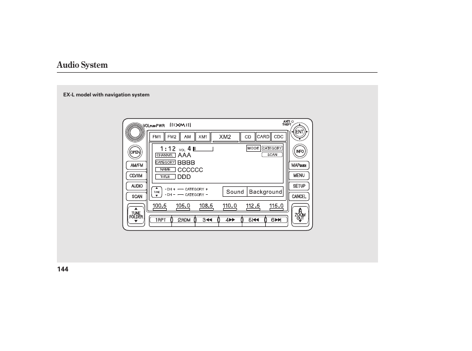 Audio system | HONDA 2010 CR-V User Manual | Page 150 / 446