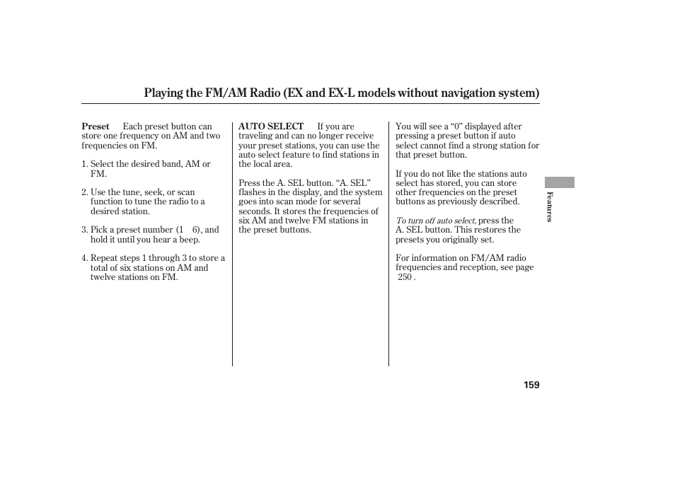 HONDA 2010 CR-V User Manual | Page 165 / 446