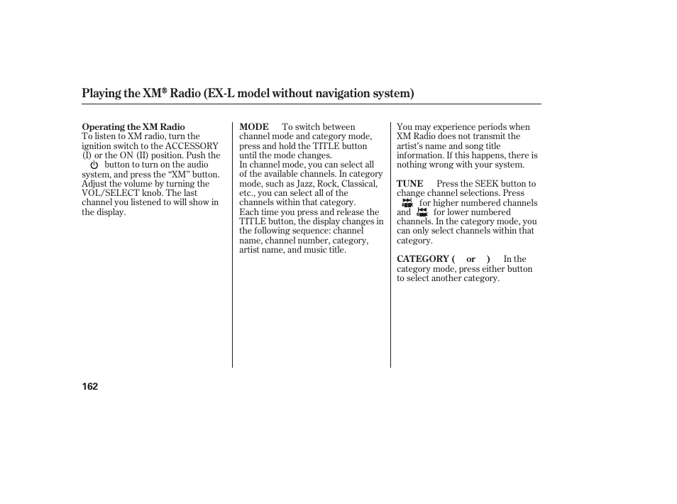 HONDA 2010 CR-V User Manual | Page 168 / 446