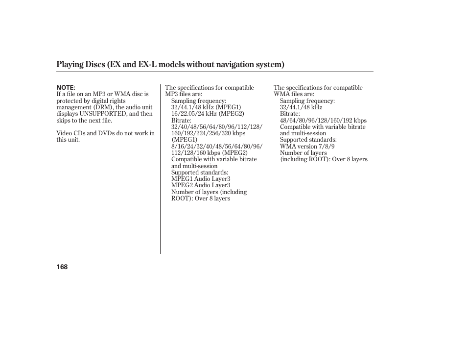 HONDA 2010 CR-V User Manual | Page 174 / 446