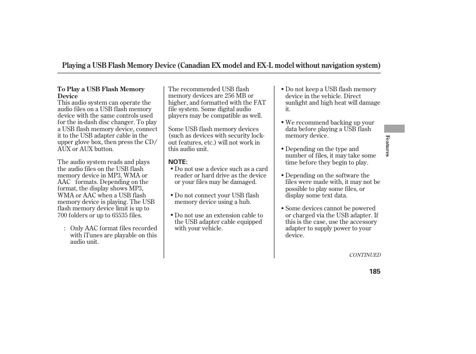 HONDA 2010 CR-V User Manual | Page 191 / 446